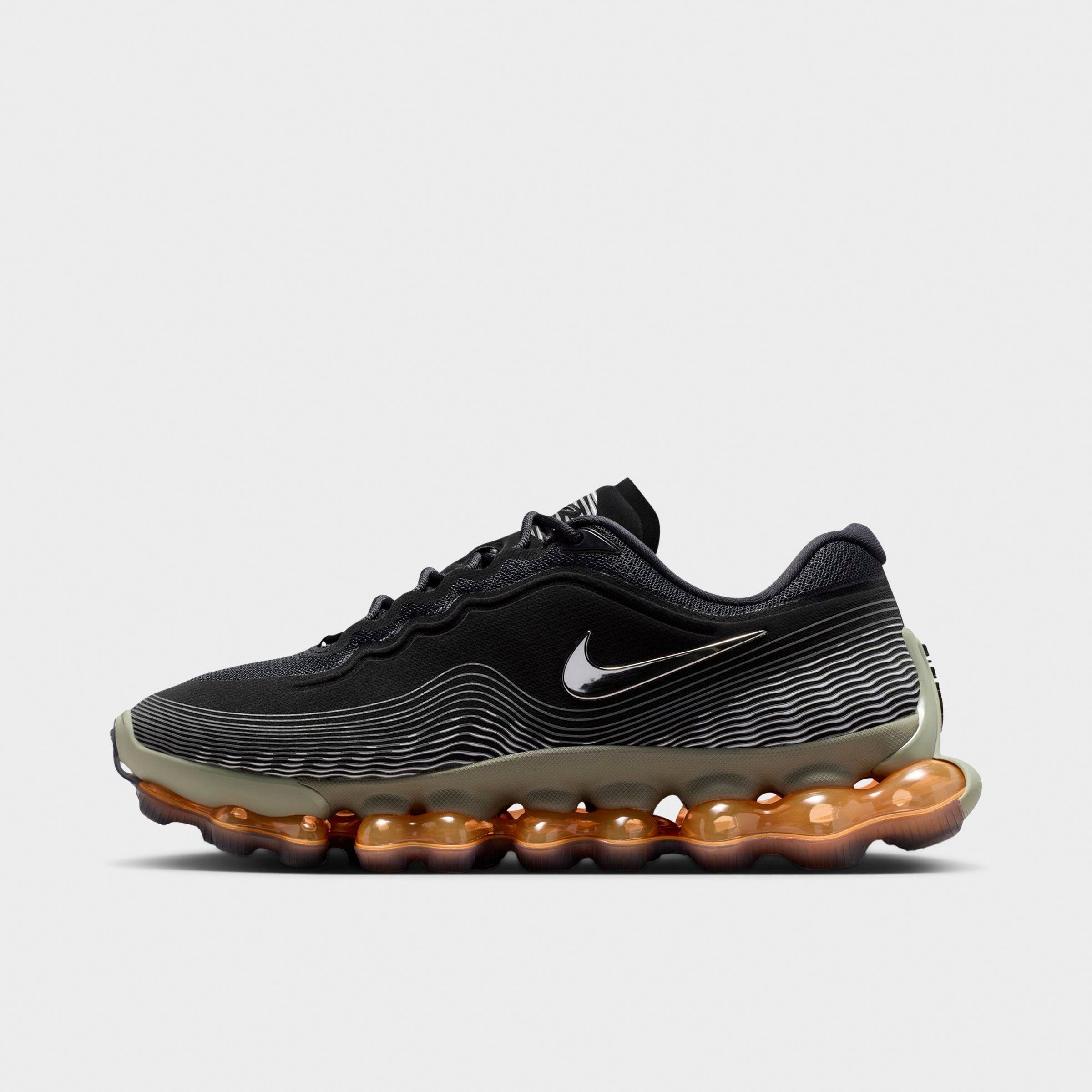 Nike Men's Air Liquid Max Casual Shoes in Black/Light Army/Pure Platinum Size: 7.5
