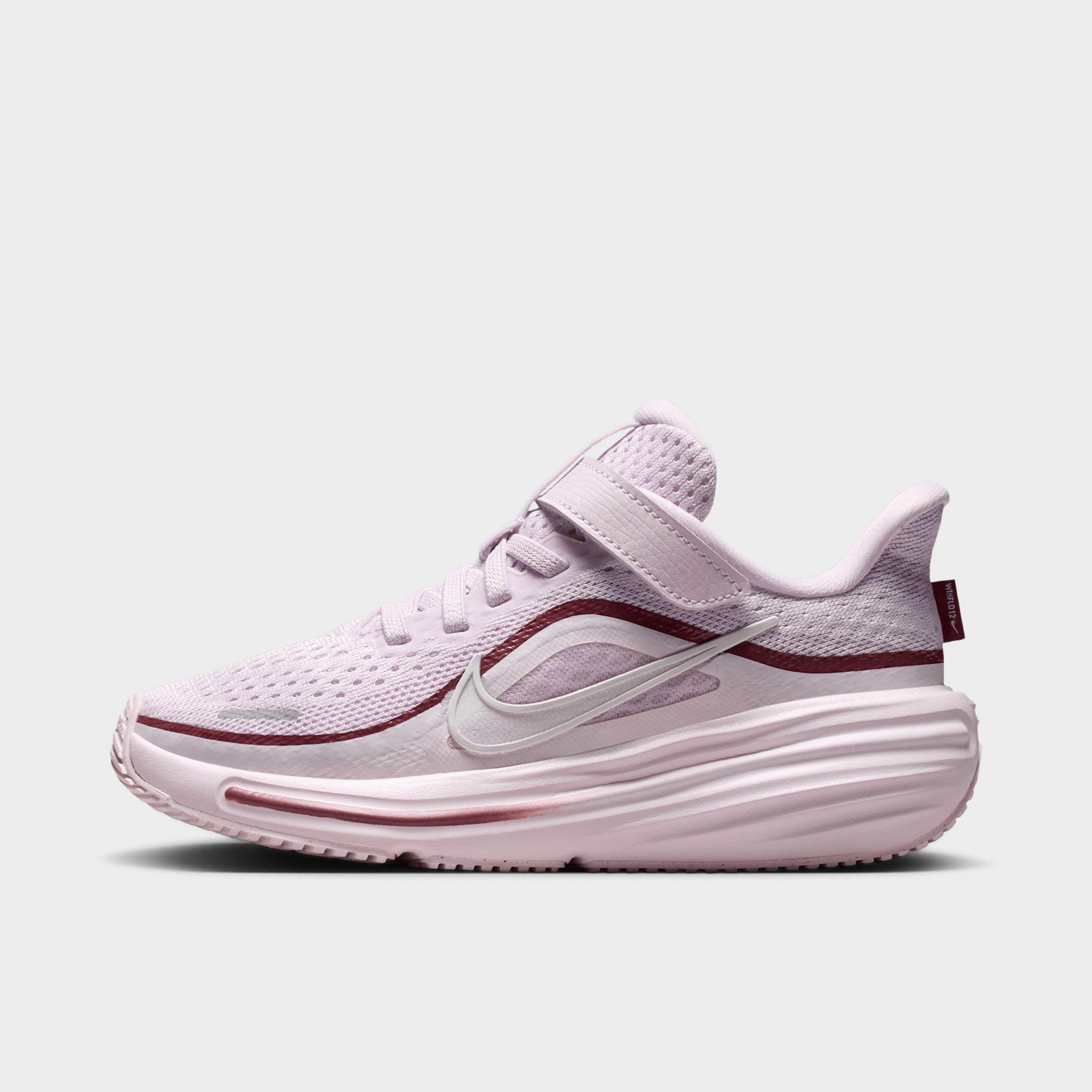 Nike Little Kids Winflo 12 Road Running Shoes in Bleached Lilac/Pearl Pink/Pink Smoke Size: 1.0
