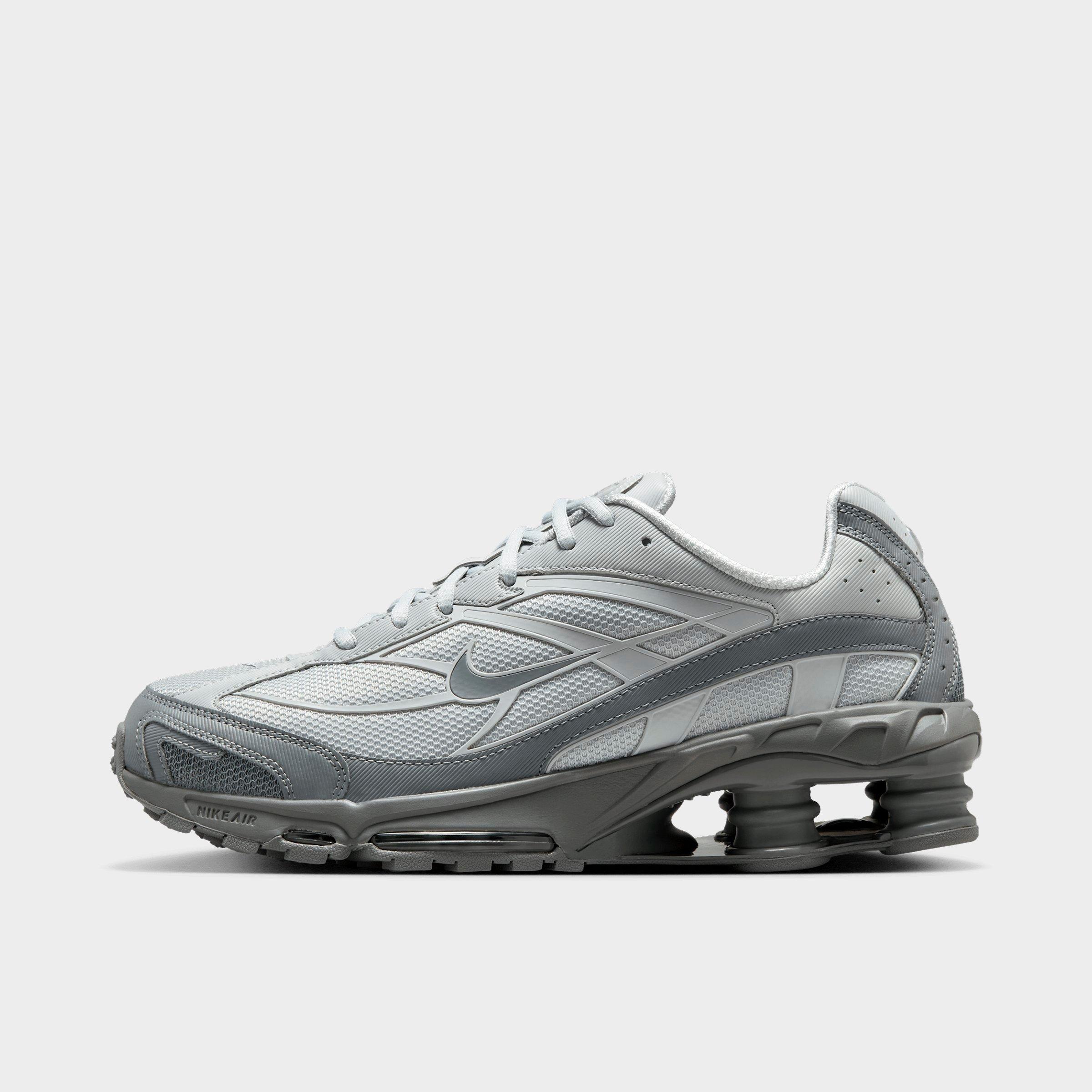 Nike Men's Shox Ride 2 Casual Shoes in Light Smoke Grey/Smoke Grey/Smoke Grey Size: 7.5