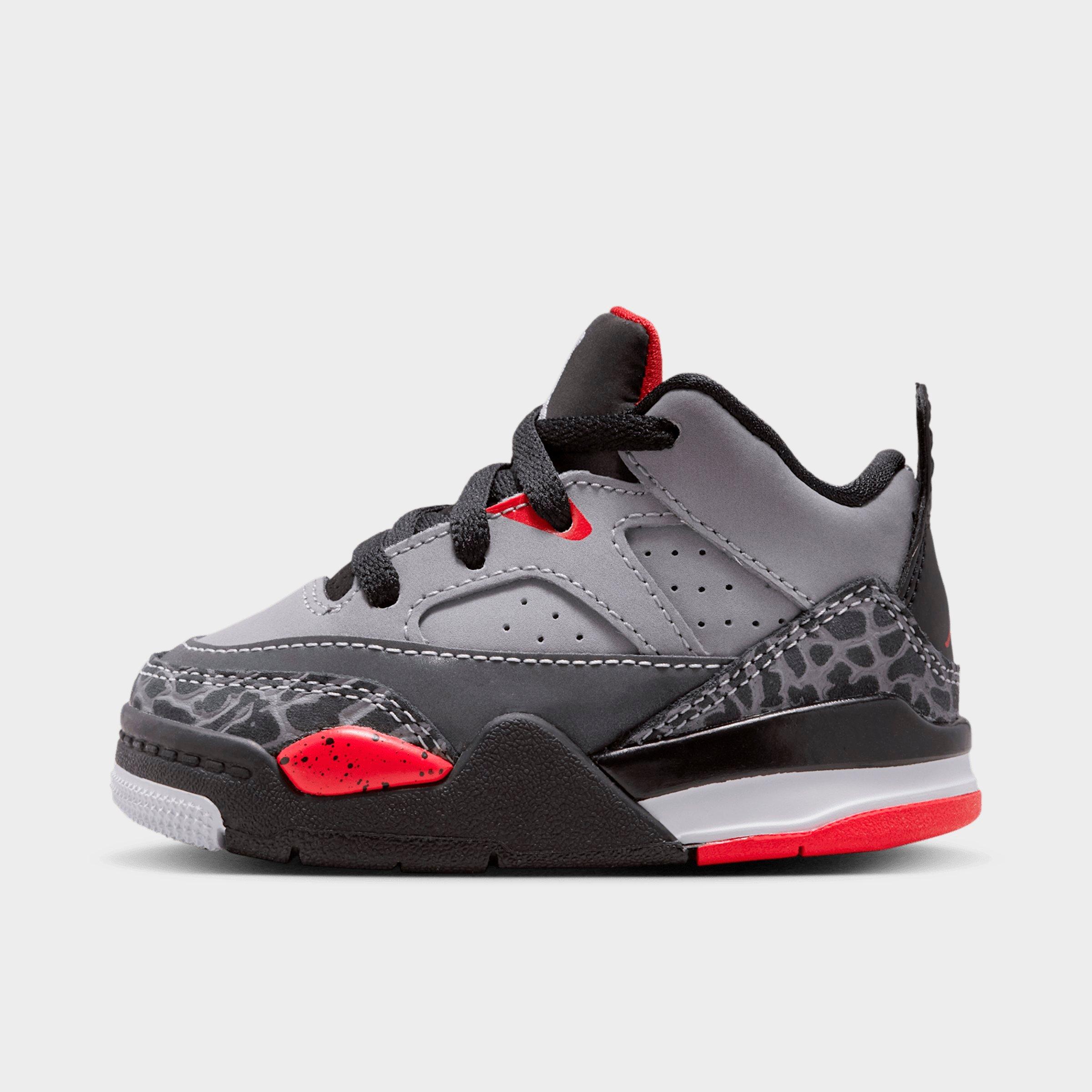 Jordan Kids Toddler Air Son of Mars Low Casual Shoes in Cement Grey/Black/Fire Red Size: 10.0