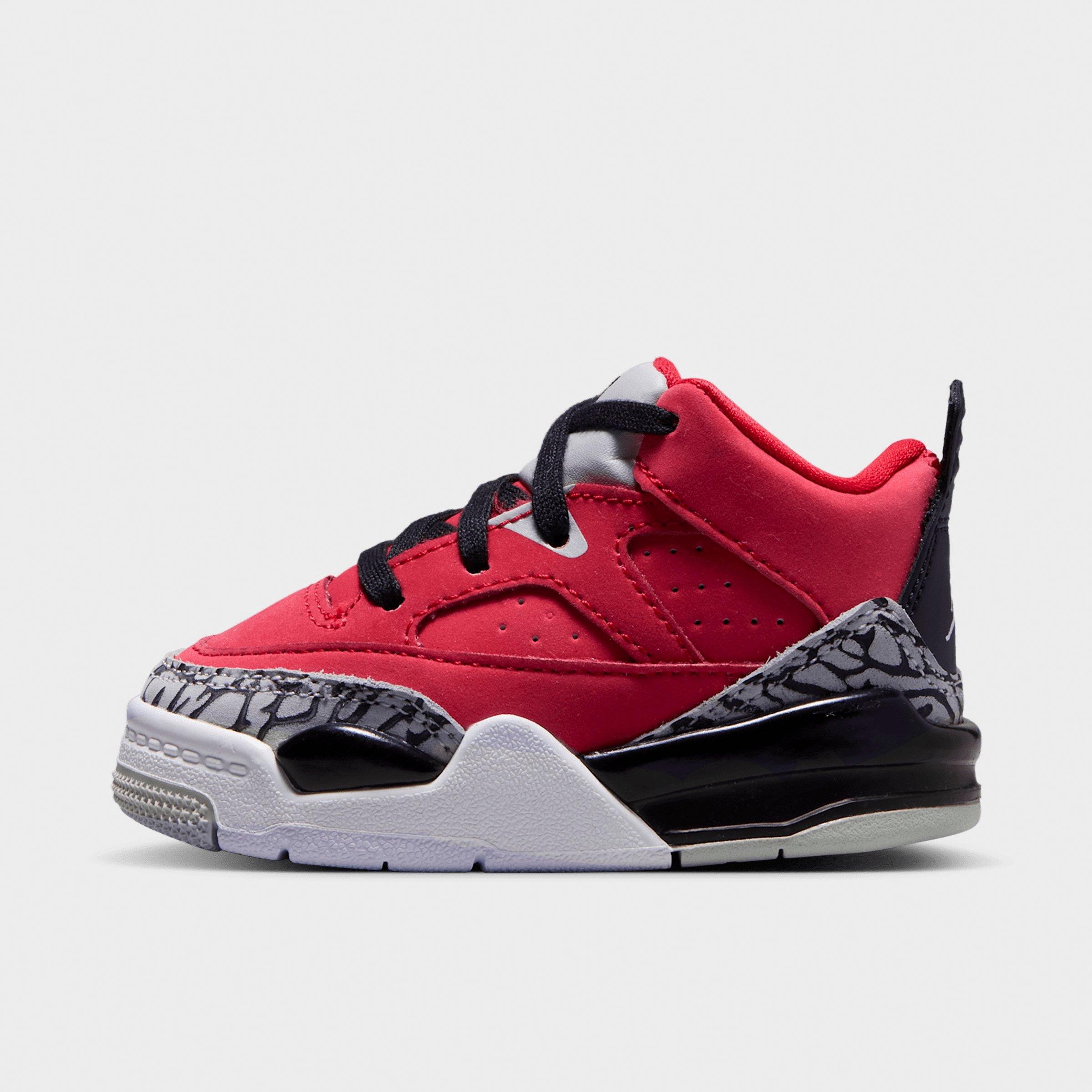 Jordan Kids Toddler Air Son of Mars Low Casual Shoes in Fire Red/Grey Mist/White Size: 9.0