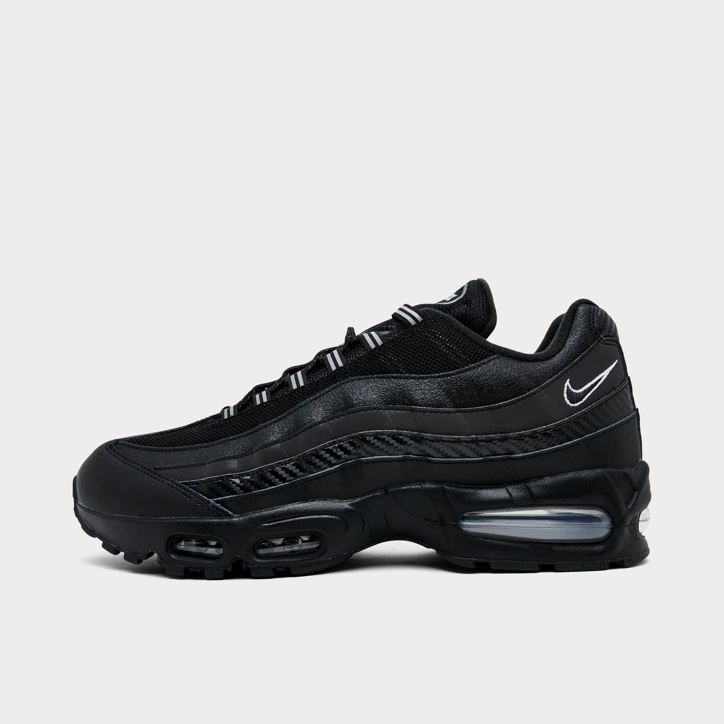 Nike Men's Air Max 95 Big Bubble Casual Shoes in Black/Metallic Silver/Cool Grey Size: 8.5