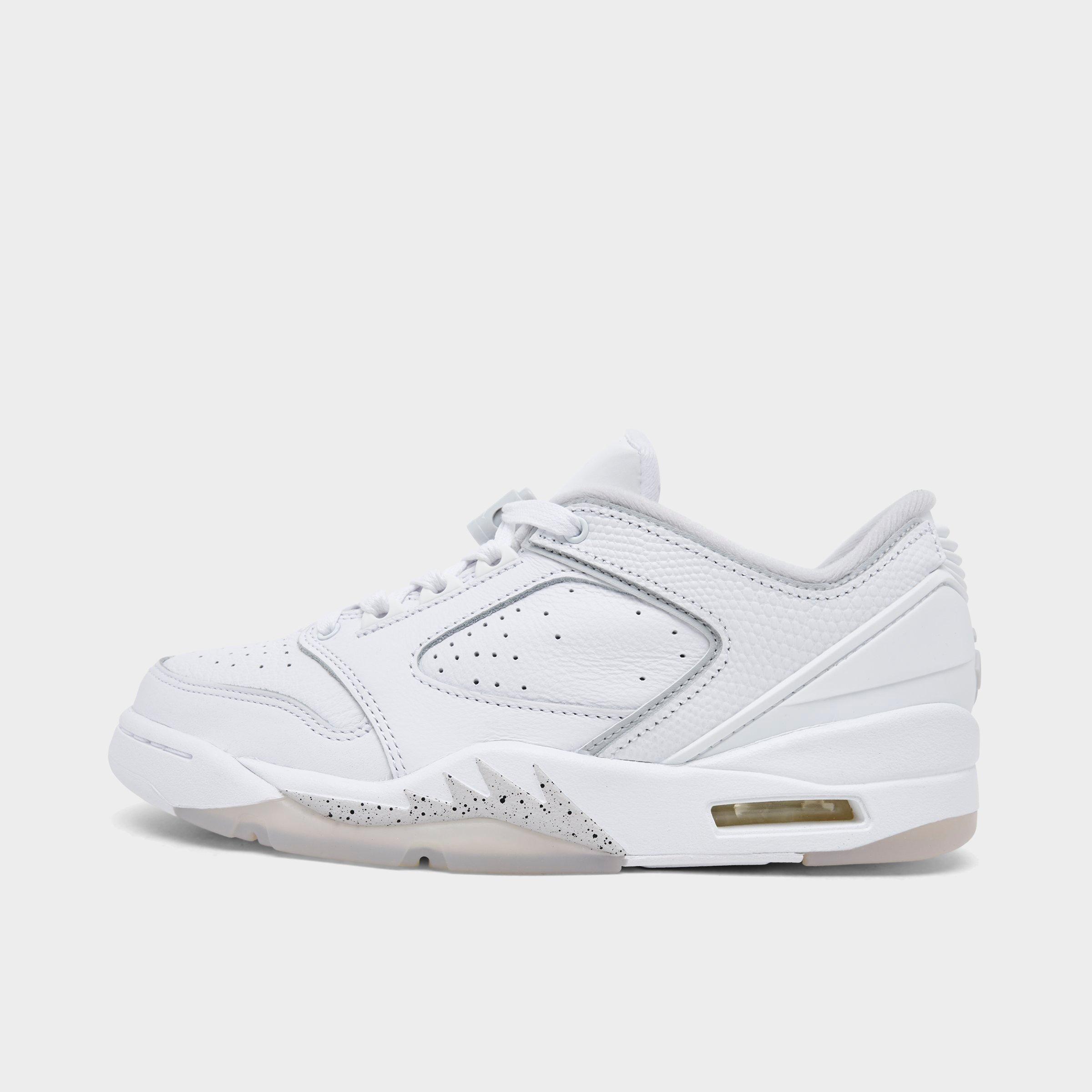 Jordan Womens Sixty Plus Low Casual Shoes in White/Anthracite/Neutral Grey Size: 7.5