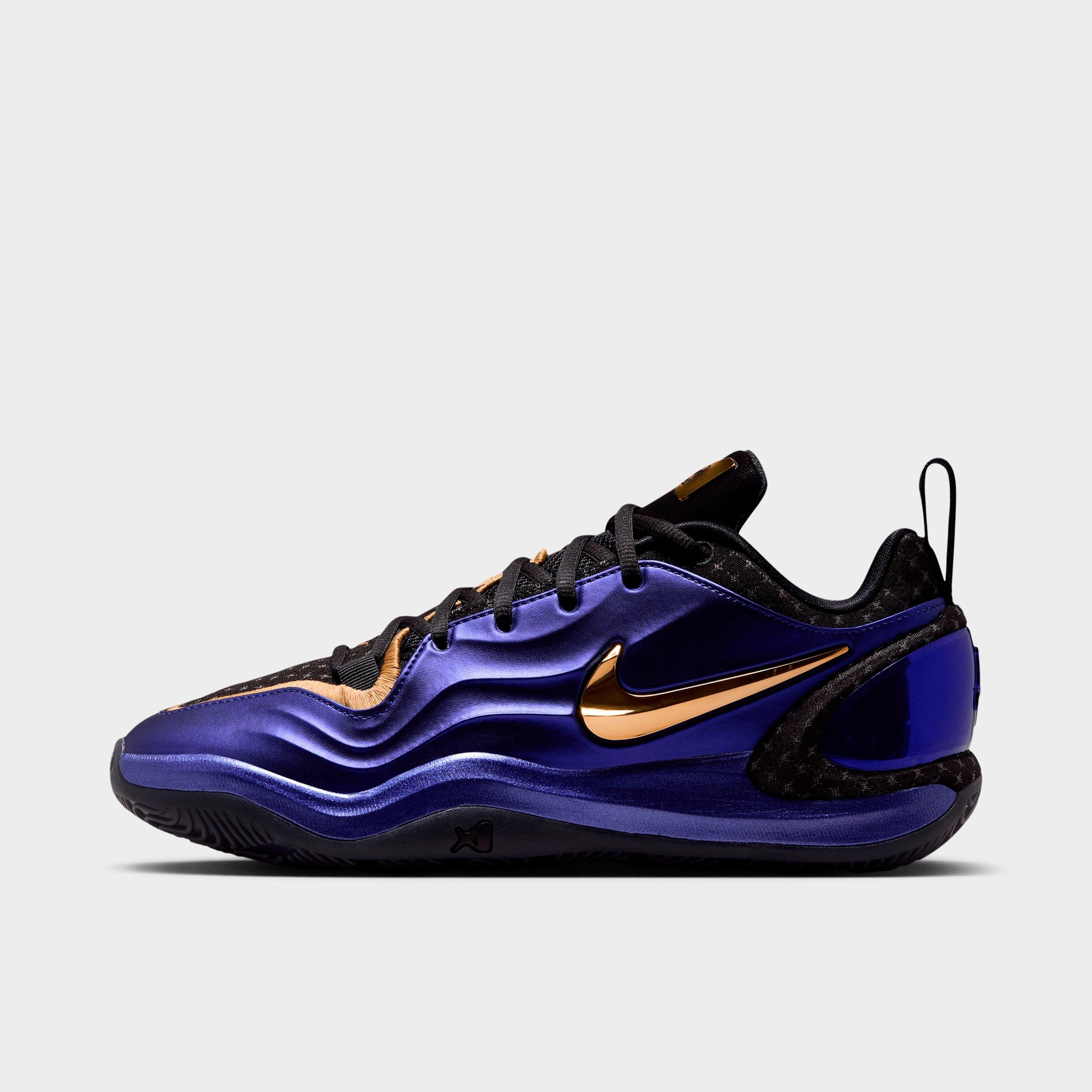 Nike Womens ATwo Aja Wilson Basketball Shoes in Regency Purple/Black/Electro Purple Size: 10.0