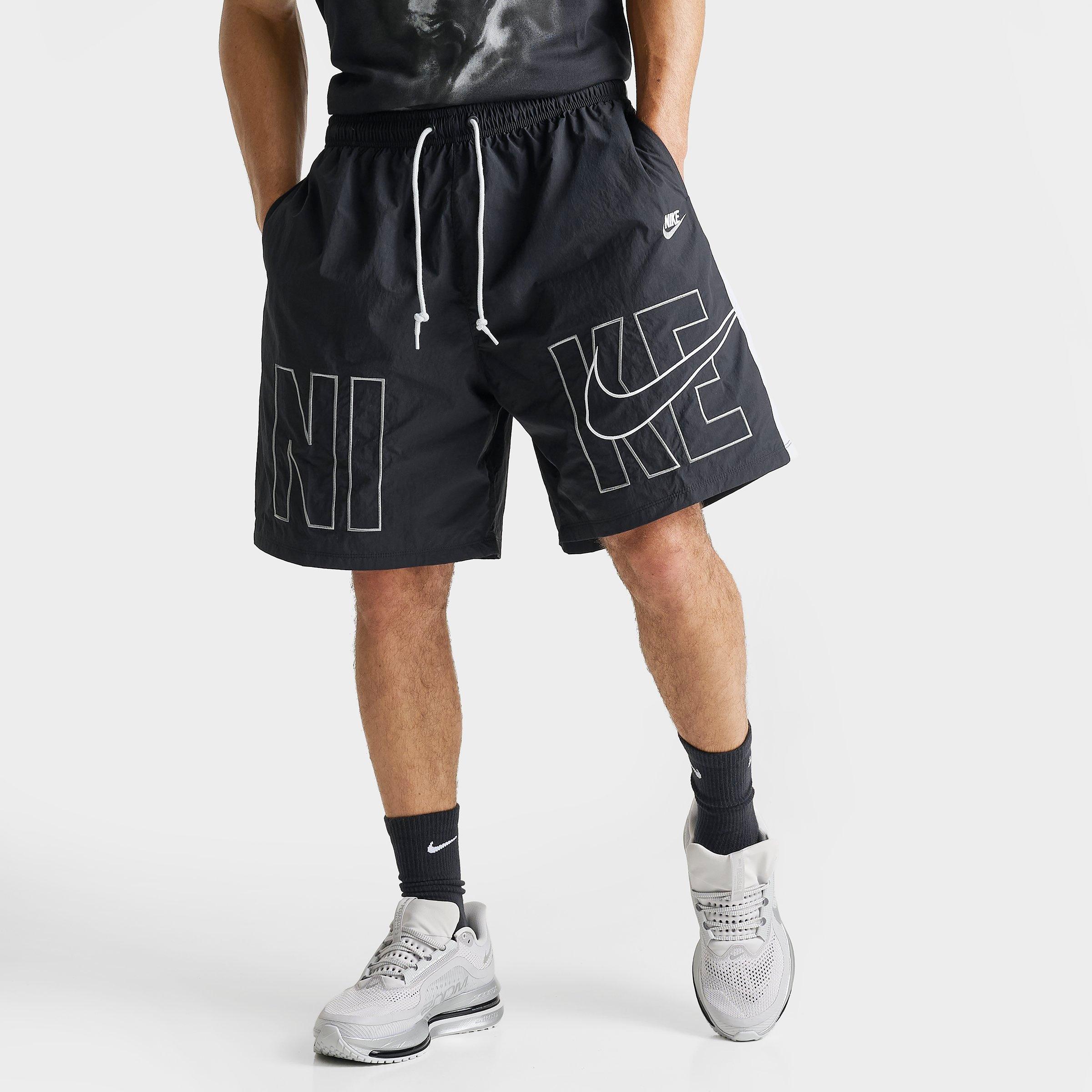 Nike Men's Sportswear Club Gel Block Sport Shorts in Black/Pure Platinum Size: XS