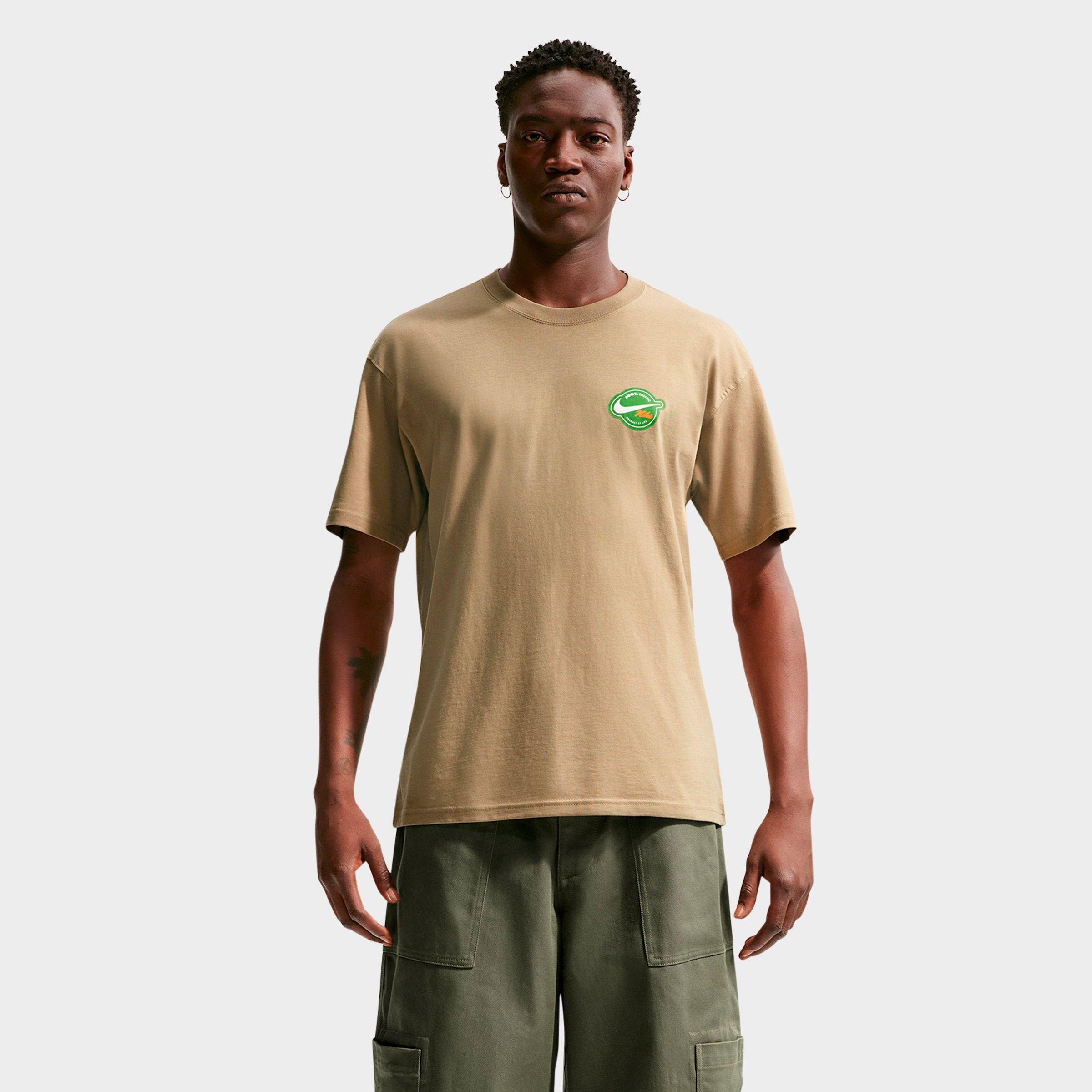 Nike Men's Sportswear Fresh Squeeze T-Shirt in Parachute Beige Size: XL