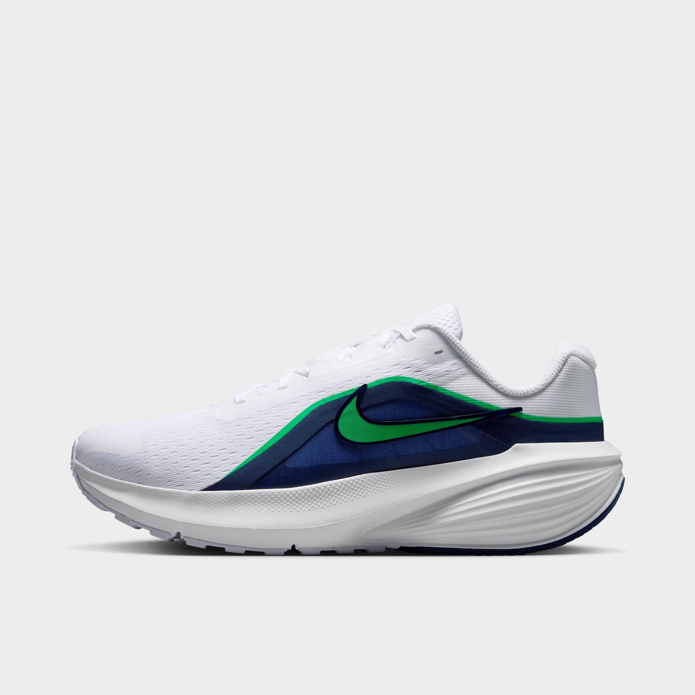 Nike Men's Downshifter 14 Running Shoes (Wide Width) in White/Midnight Navy/Summit White Size: 9.0