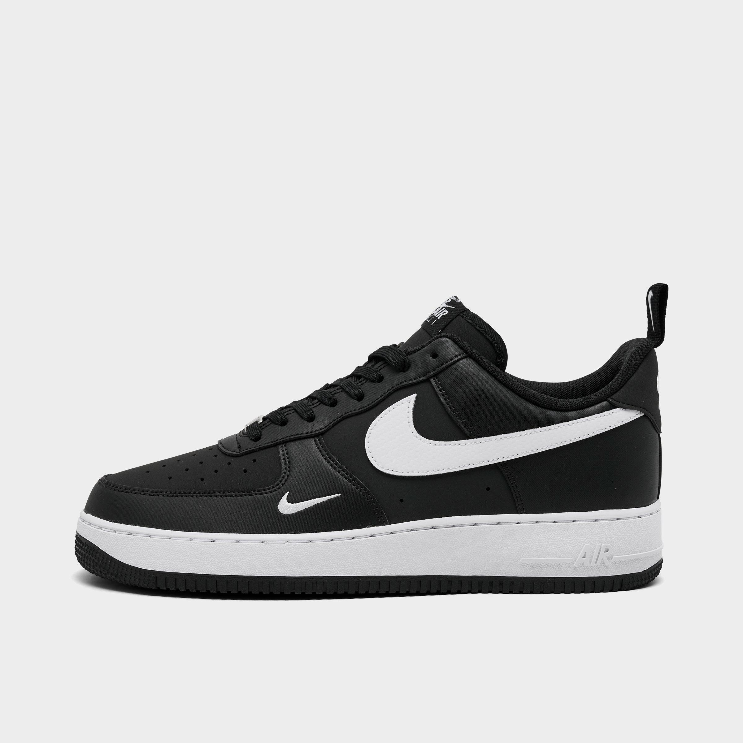 Nike Men's Air Force 1 '07 LV8 Casual Shoes in Black/White/Black Size: 11.0