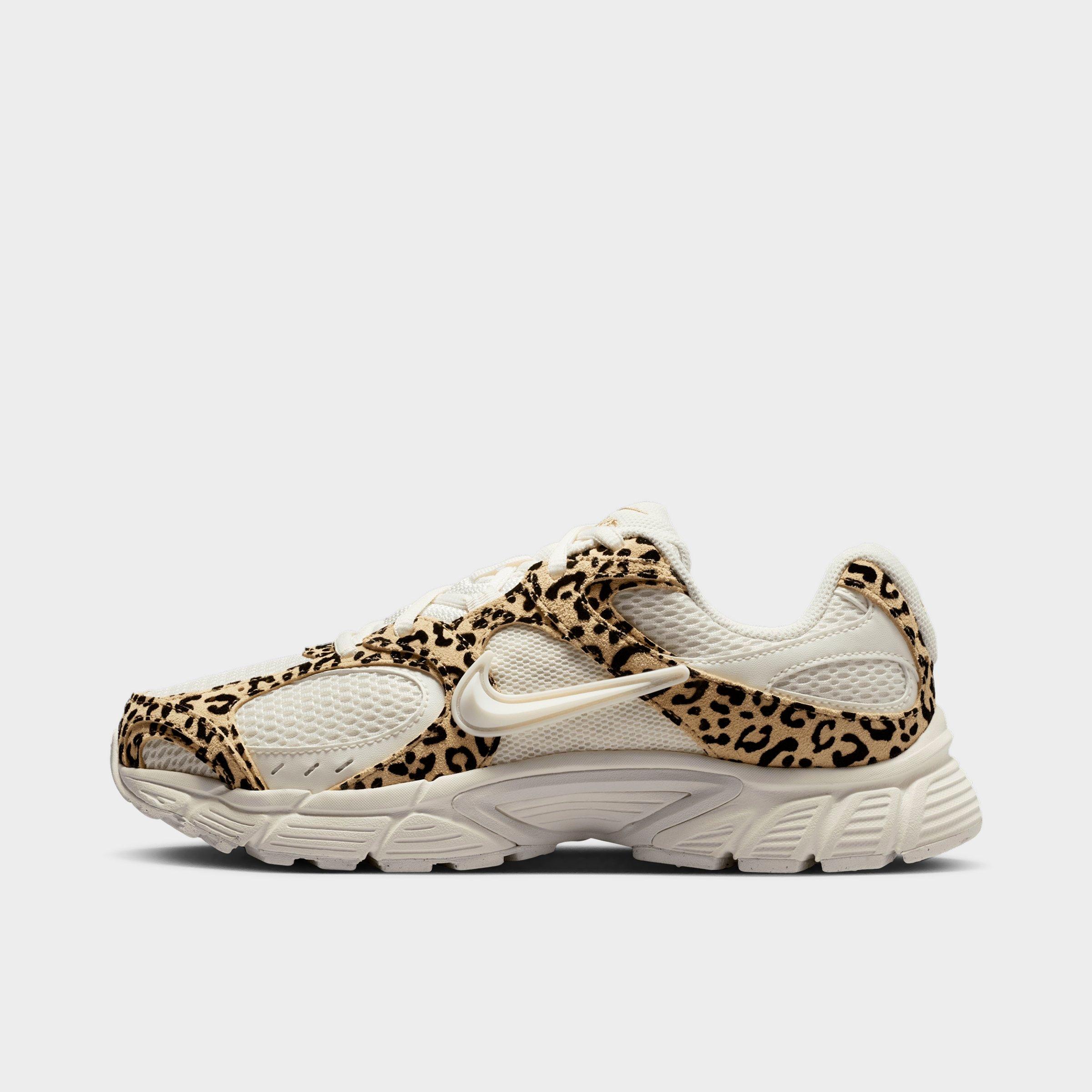Nike Women's V5 RNR Leopard Suede Casual Shoes in Sail/Hemp/Sail Size: 9.5