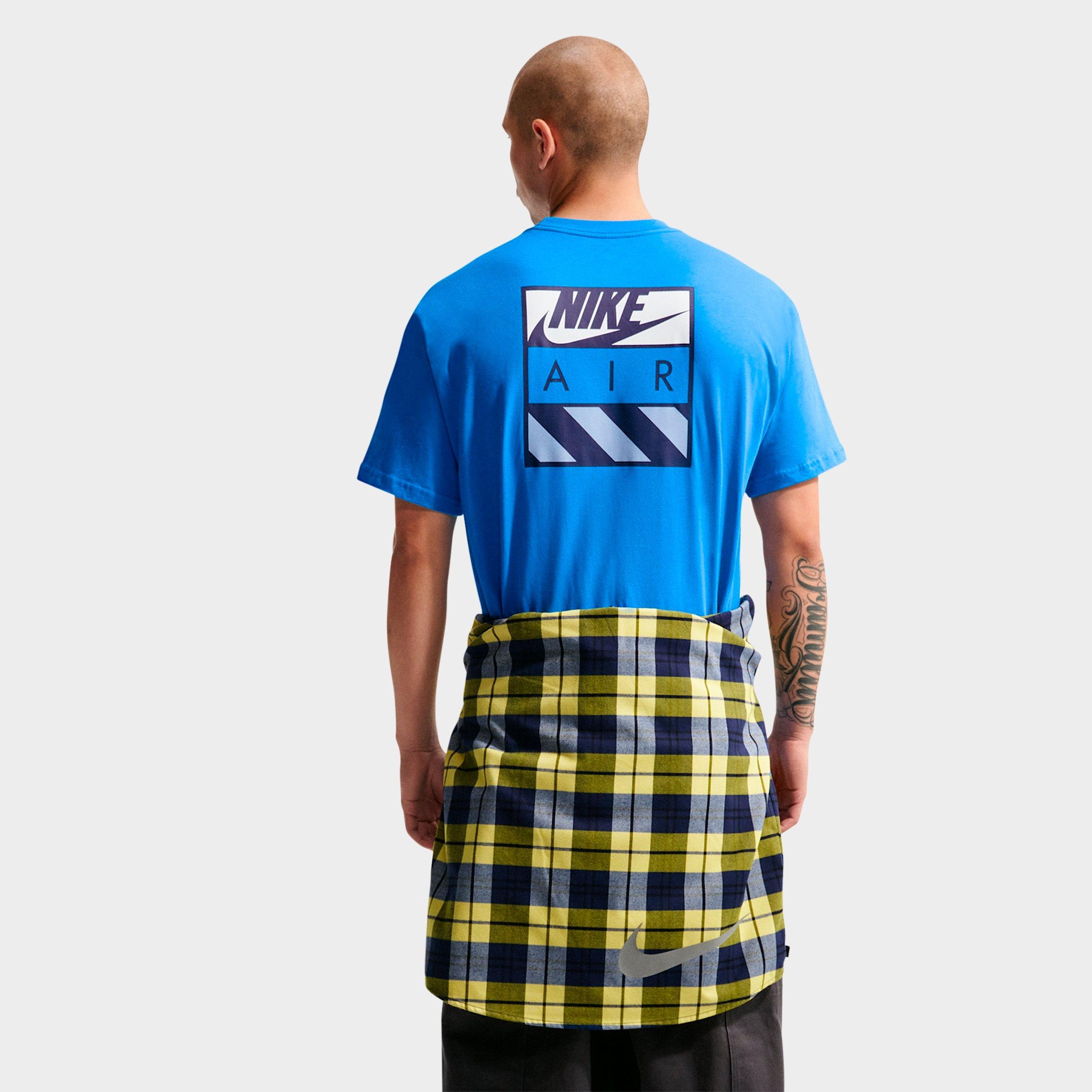 Nike Men's Air T-Shirt in Light Photo Blue/Psychic Blue Size: XL