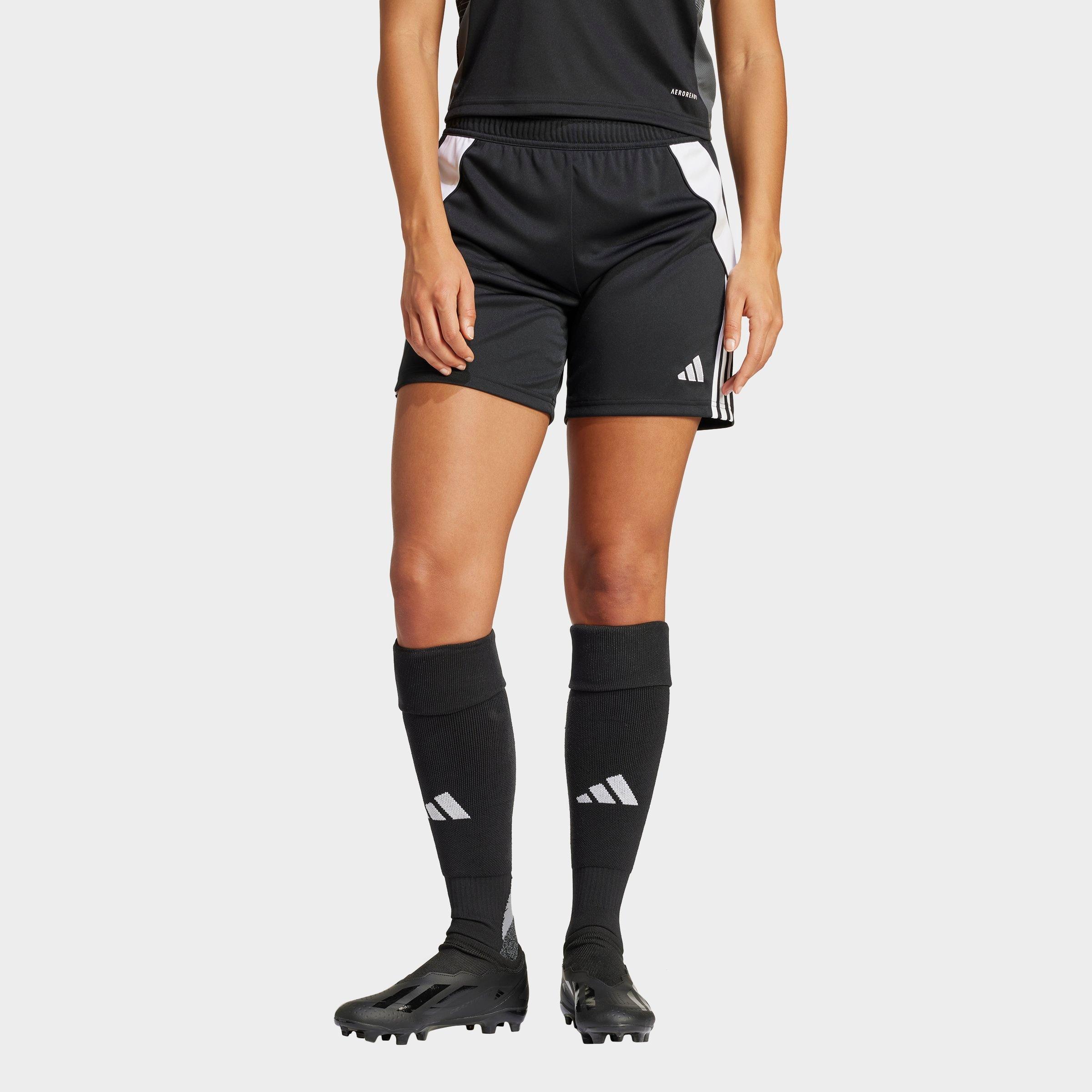 adidas Women's Tiro 24 Soccer Shorts in Black/White Size: XL