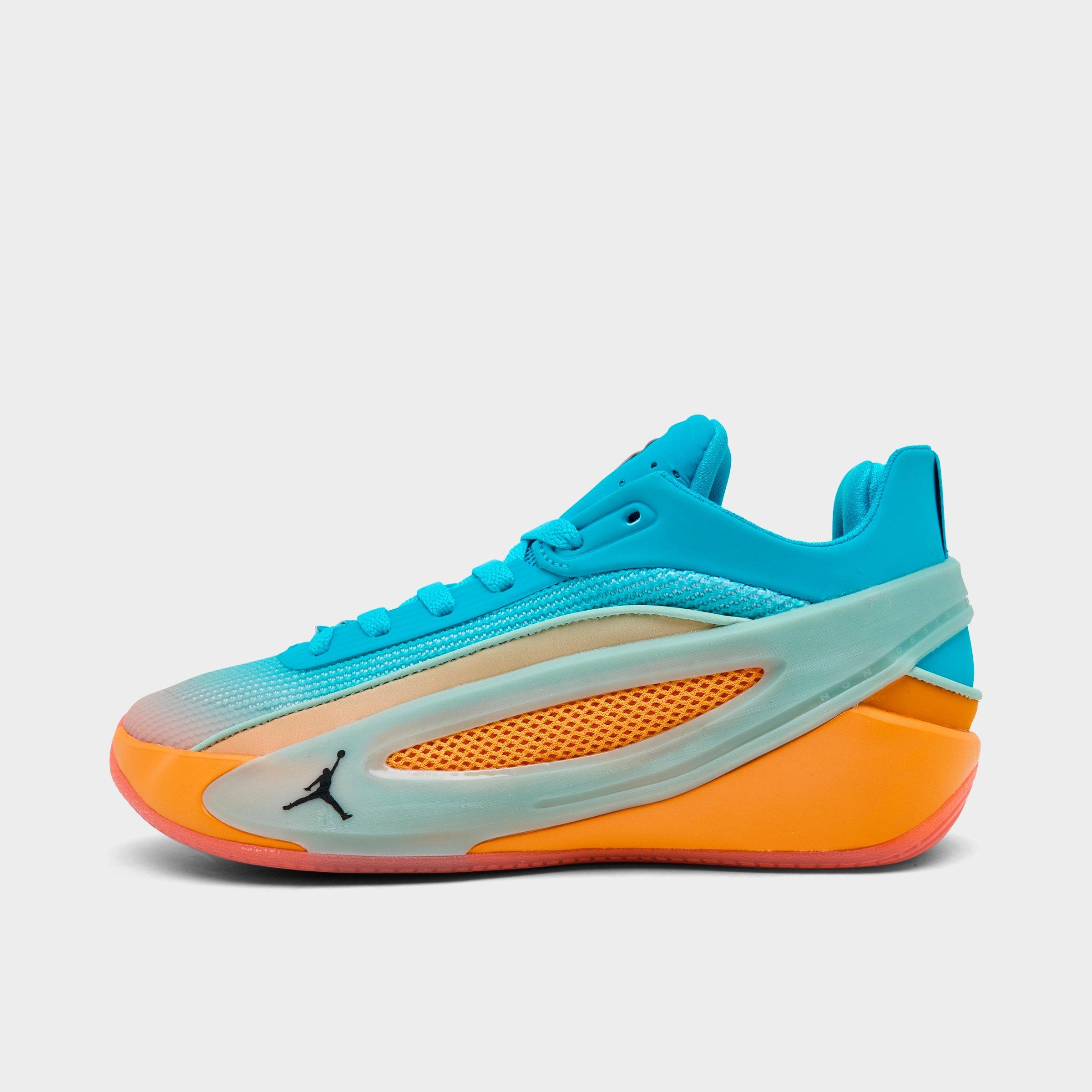 Jordan Big Kids Luka 5 Basketball Shoes in Turquoise Blue/Green Glow Size: 6.5