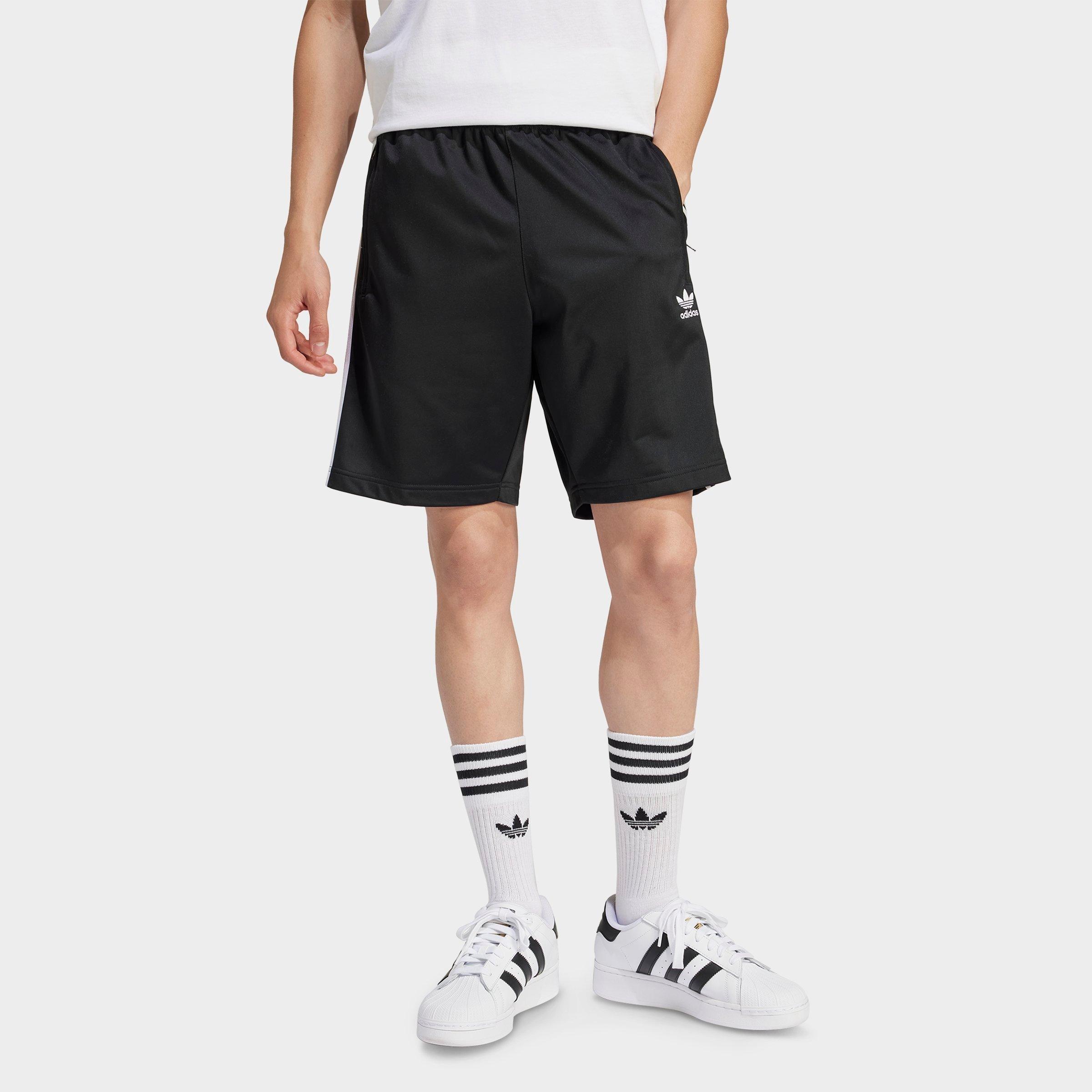 adidas Men's Originals adicolor Firebird Casual Shorts in Black/White Size: Small
