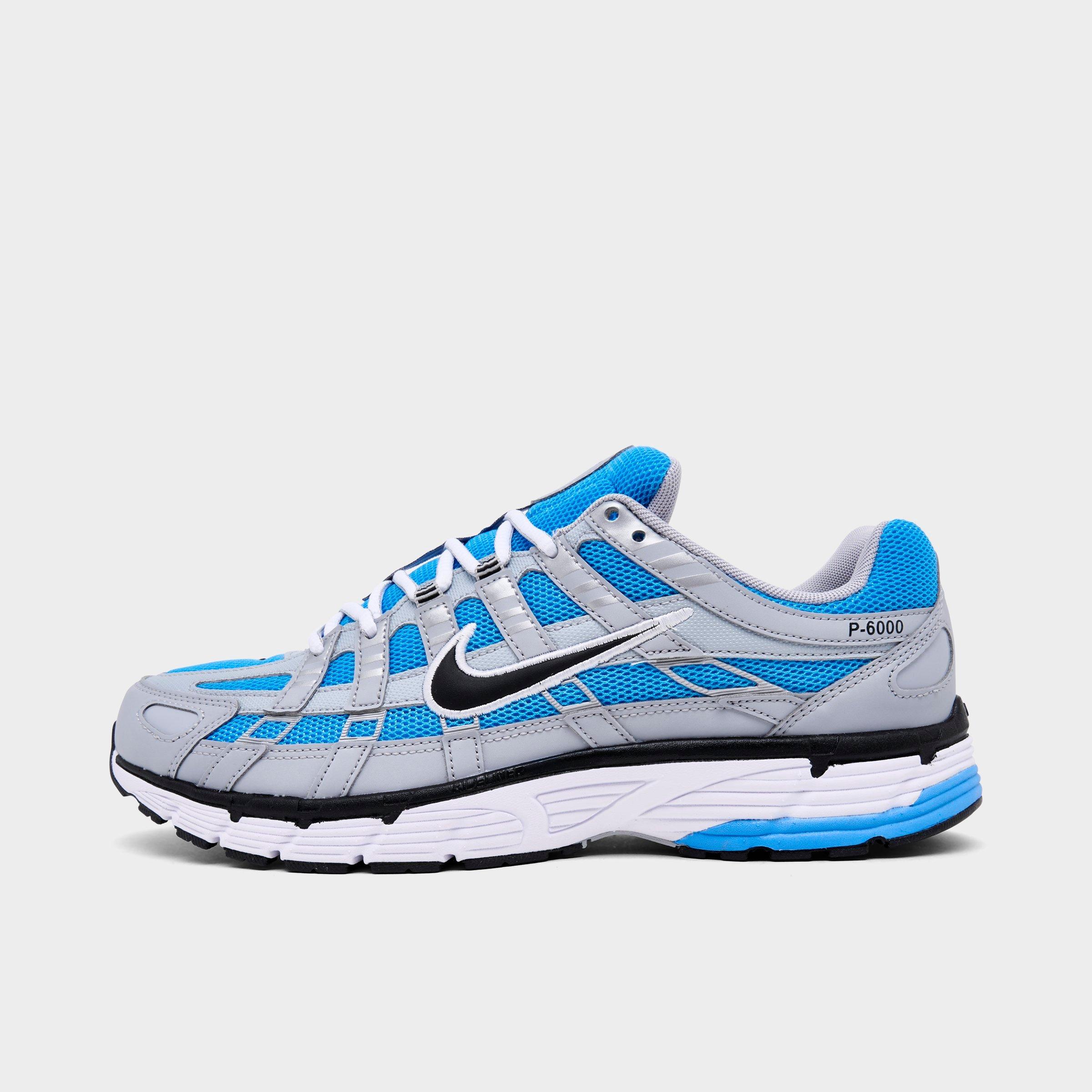 Nike Men's P-6000 Casual Shoes in Wolf Grey/University Blue/Black Size: 8.0
