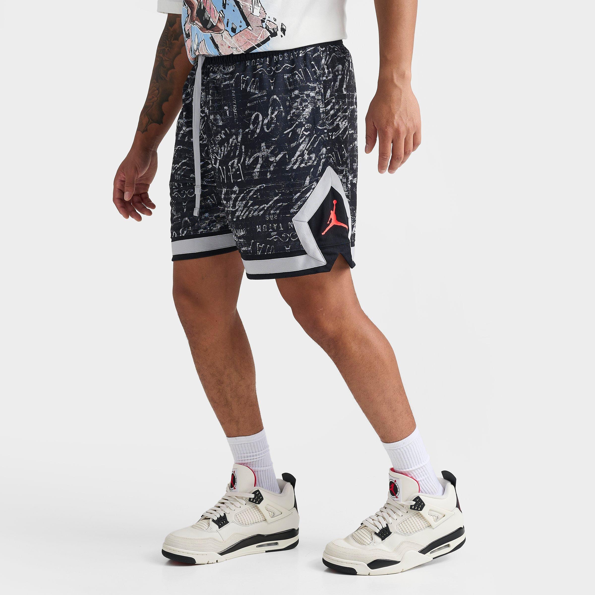 Jordan Men's Tatum Sport Dri-FIT Allover Print Diamond Basketball Shorts