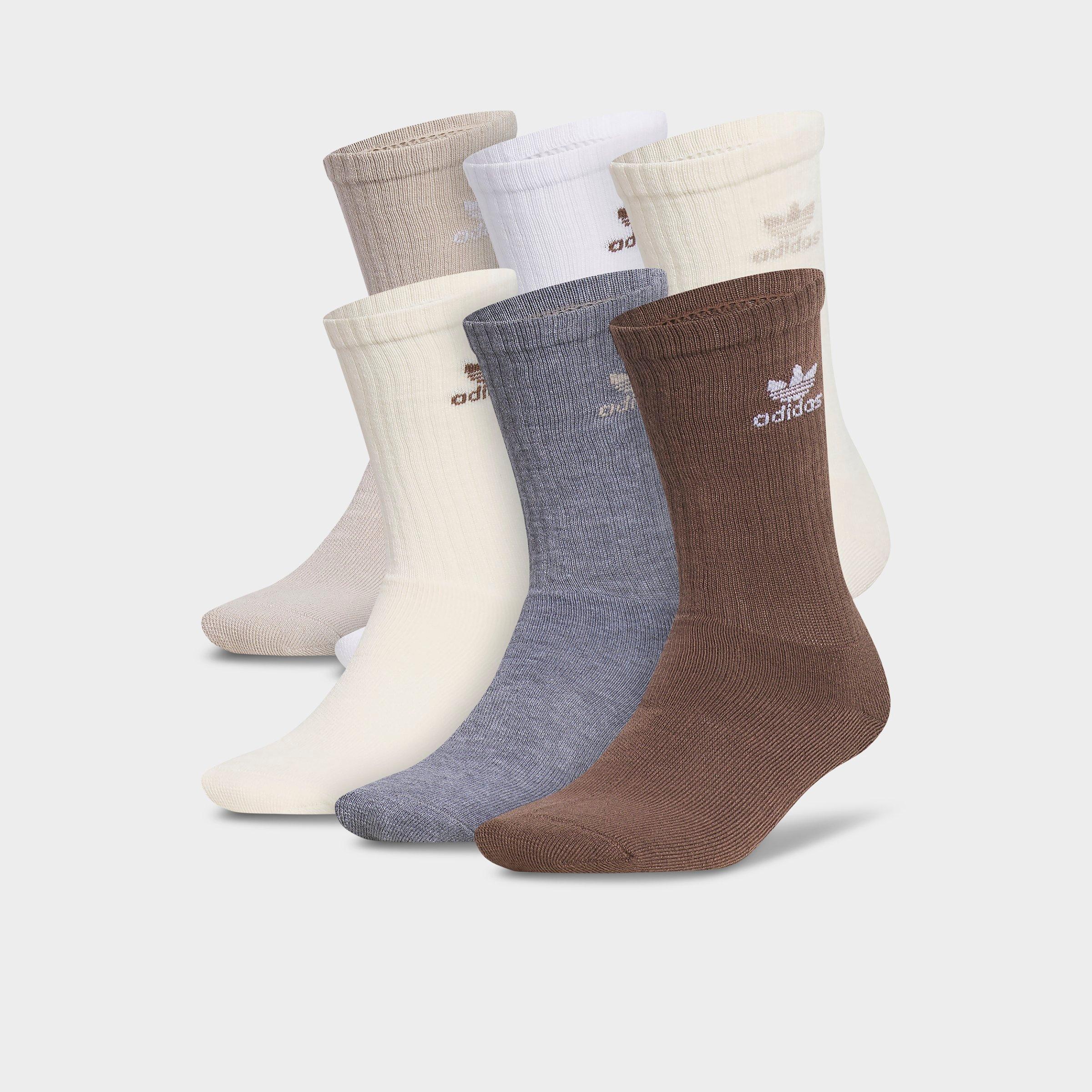adidas Originals Trefoil Crew Socks (6-Pack) Size: Large
