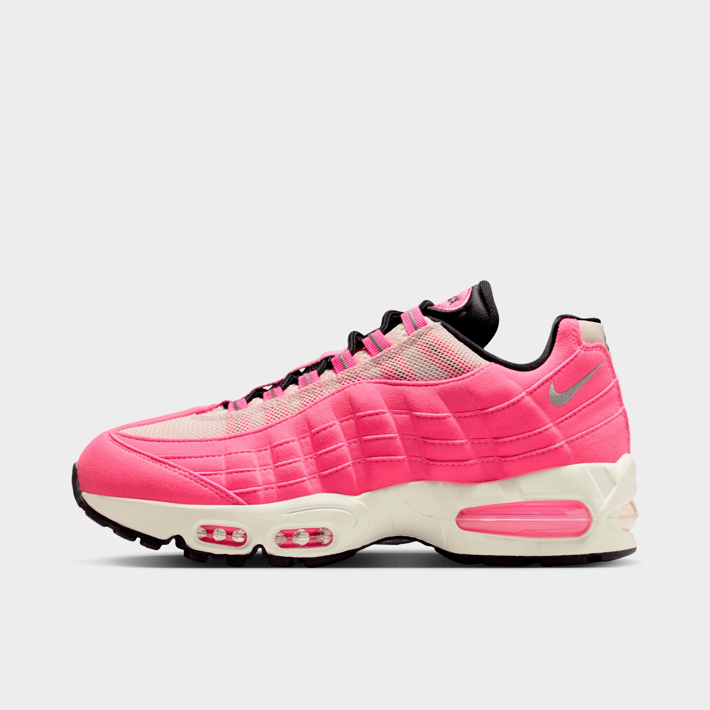 Nike Women's Air Max 95 Big Bubble Casual Shoes in Pink Glow/Off Noir/Pearl Pink Size: 9.0