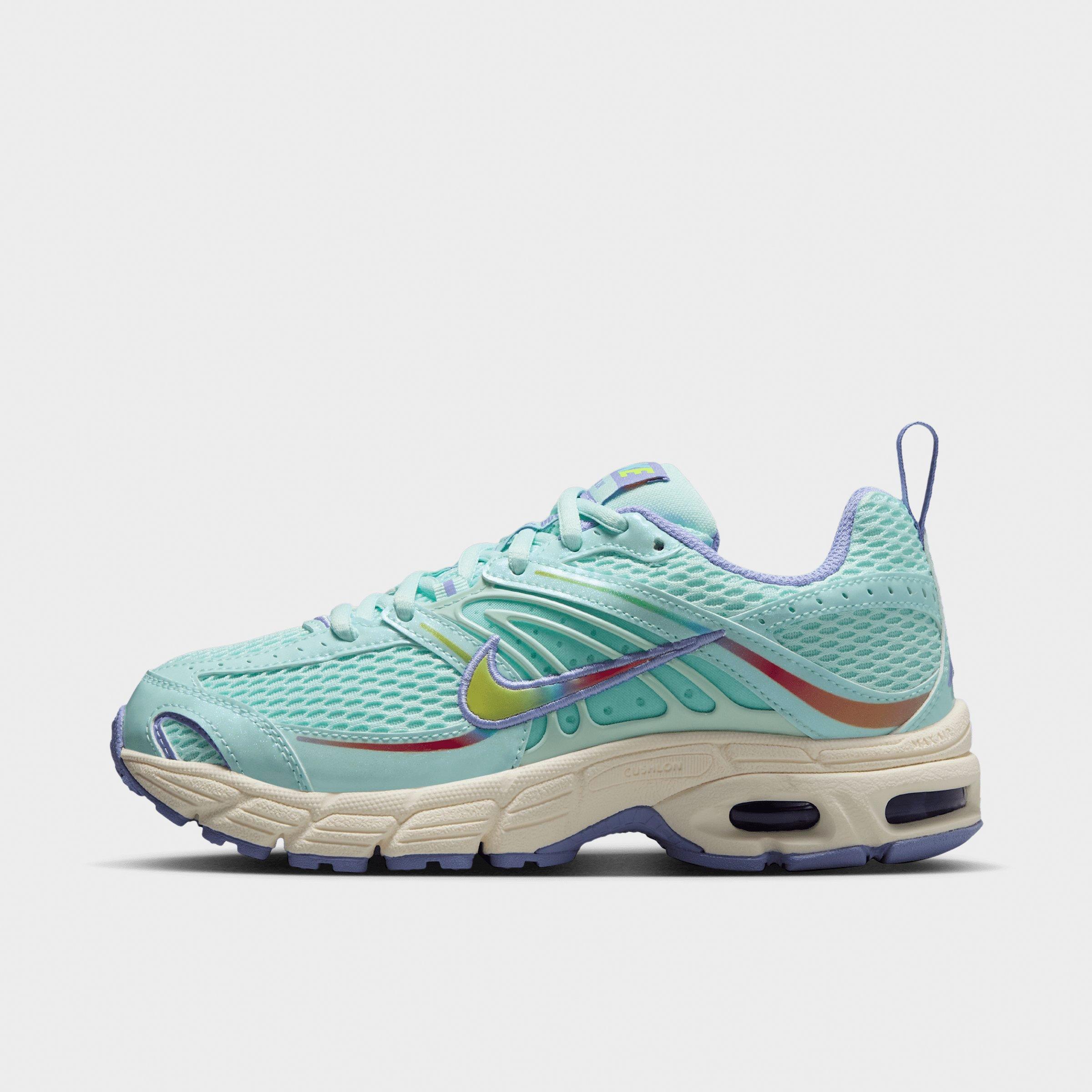 Nike Big Kids Air Max Moto 2K Casual Shoes in Teal Tint/Light Thistle/Sail Size: 4.5