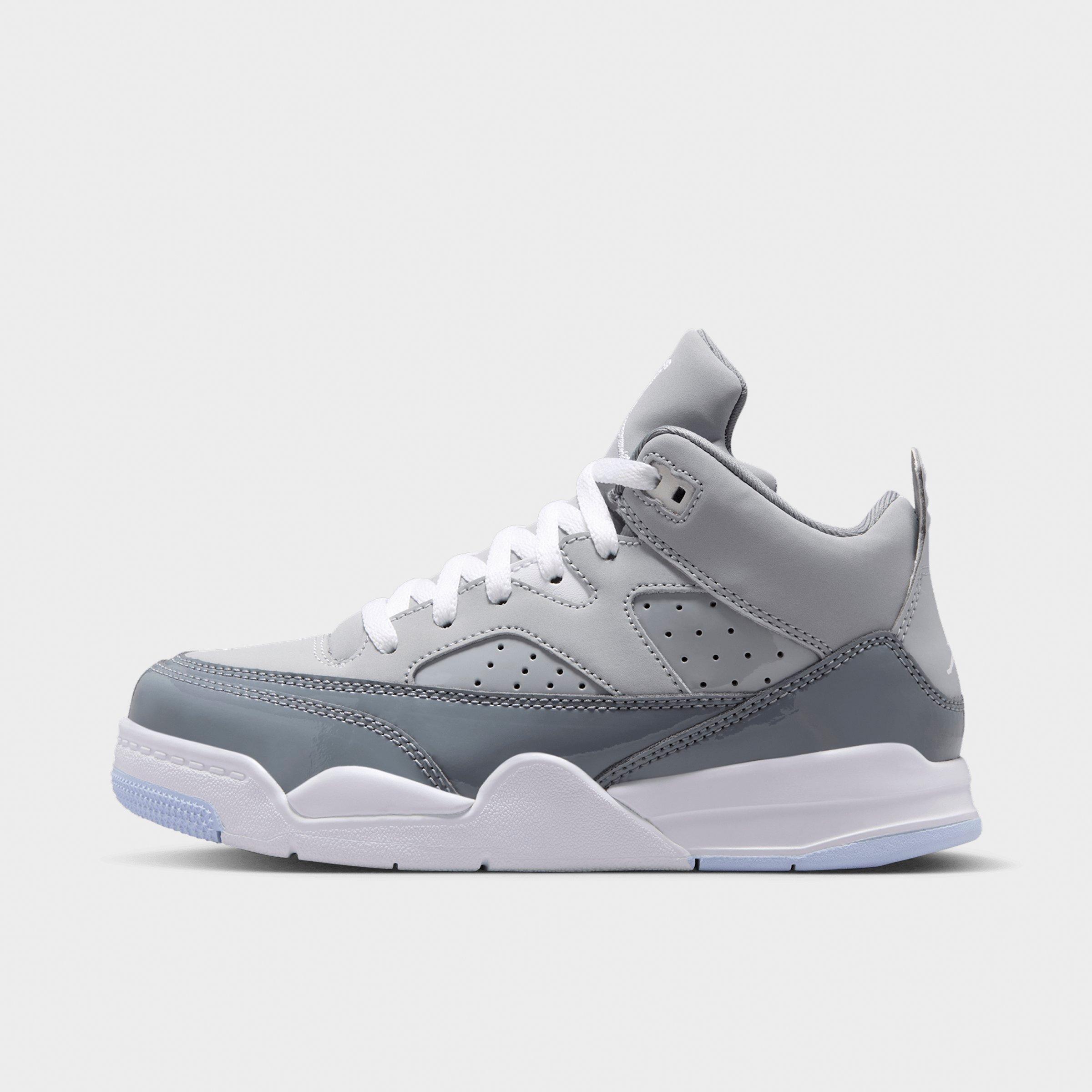 Jordan Little Kids Air Son of Mars Low Casual Shoes in Cool Grey/White/Wolf Grey Size: 13.5