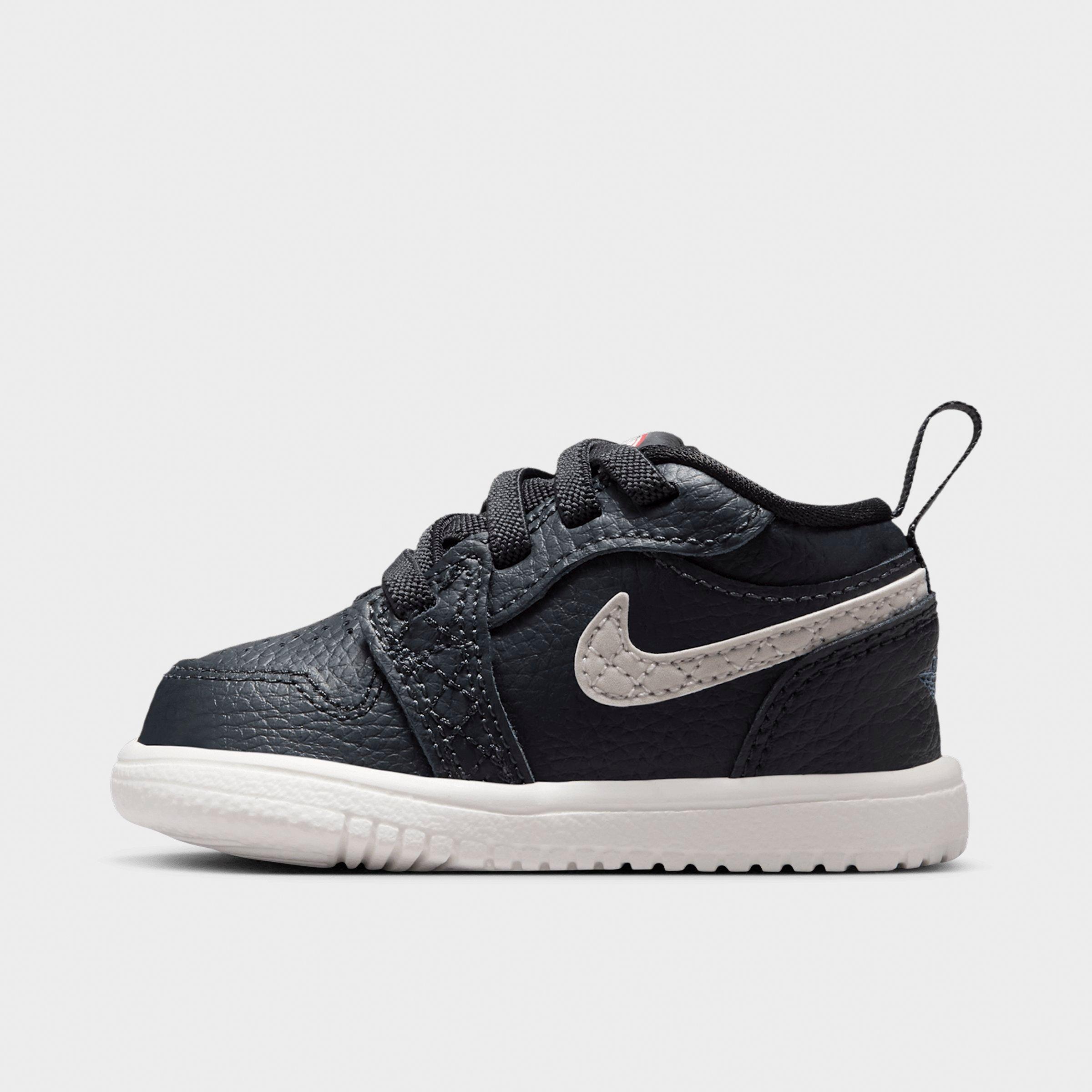 Jordan Kids Toddler Air Retro 1 Low Alt SE Casual Shoes in Off Noir/University Red/Game Royal Size: 3.0