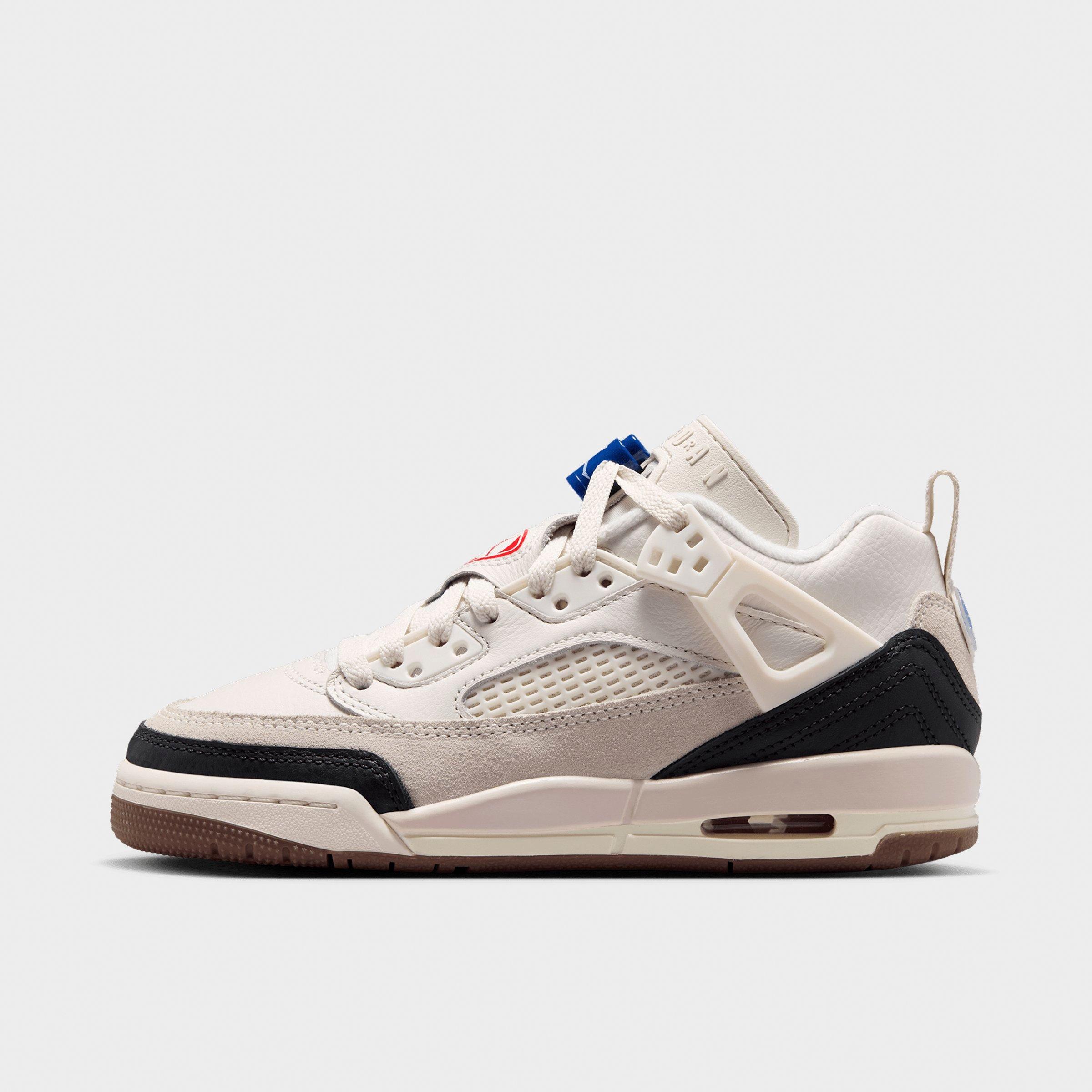 Jordan Big Kids Spizike Low Casual Shoes in Phantom/Sail/Old Royal Size: 3.5