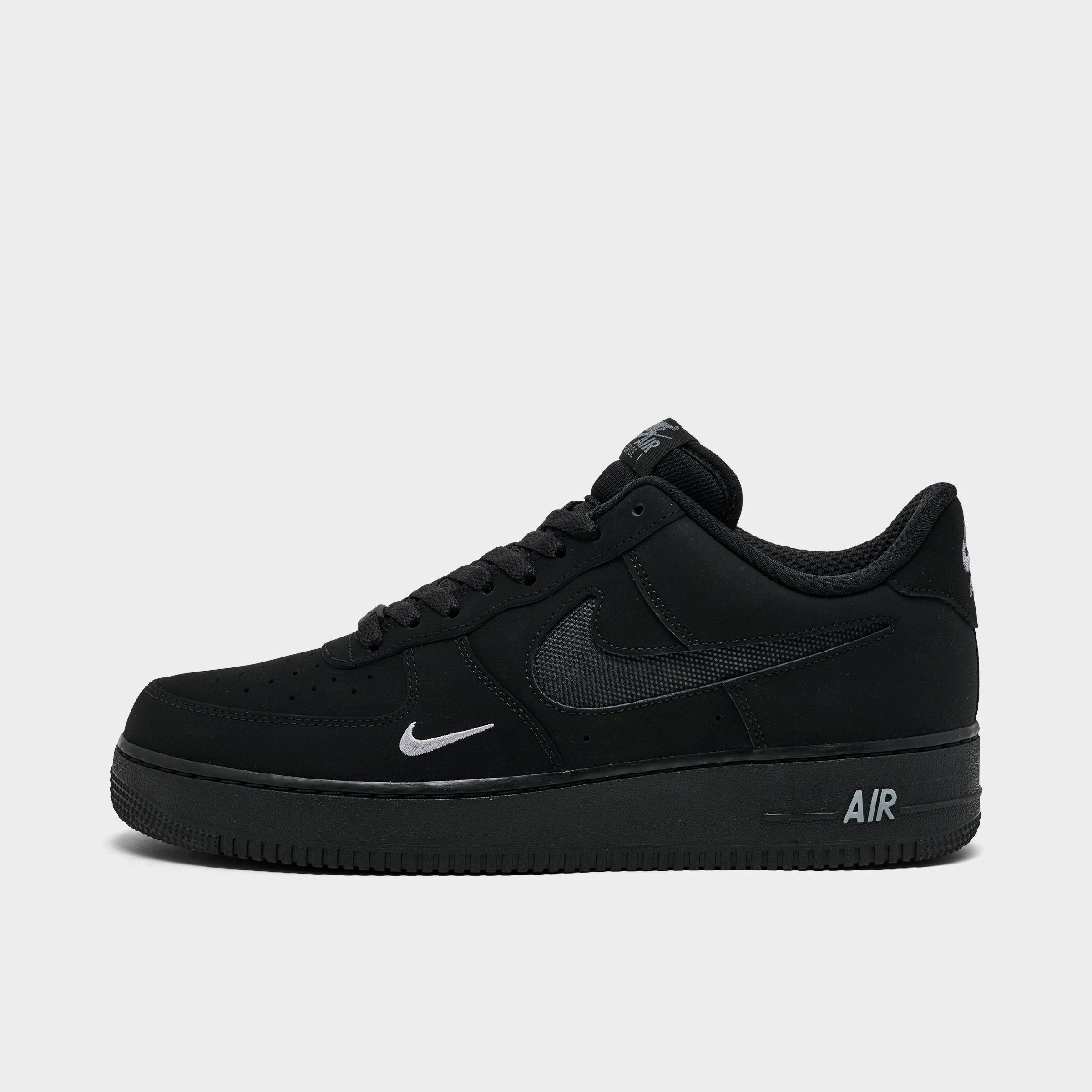 Nike Men's Air Force 1 '07 LV8 Casual Shoes in Black/Cool Grey/Cool Grey Size: 10.0