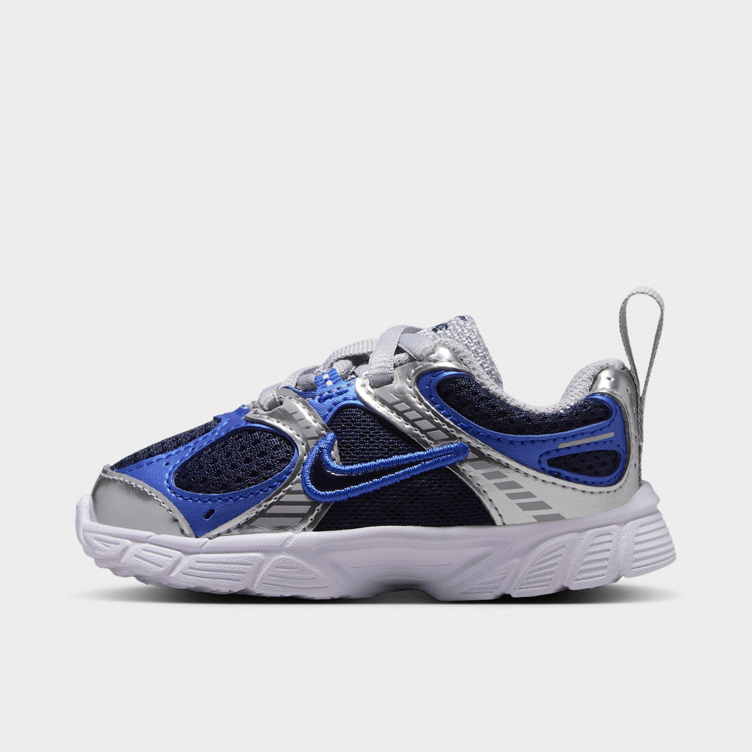 Nike Kids Toddler V5 RNR Stretch Lace Casual Shoes in Blue Eclipse/Racer Blue/Wolf Grey Size: 6.0