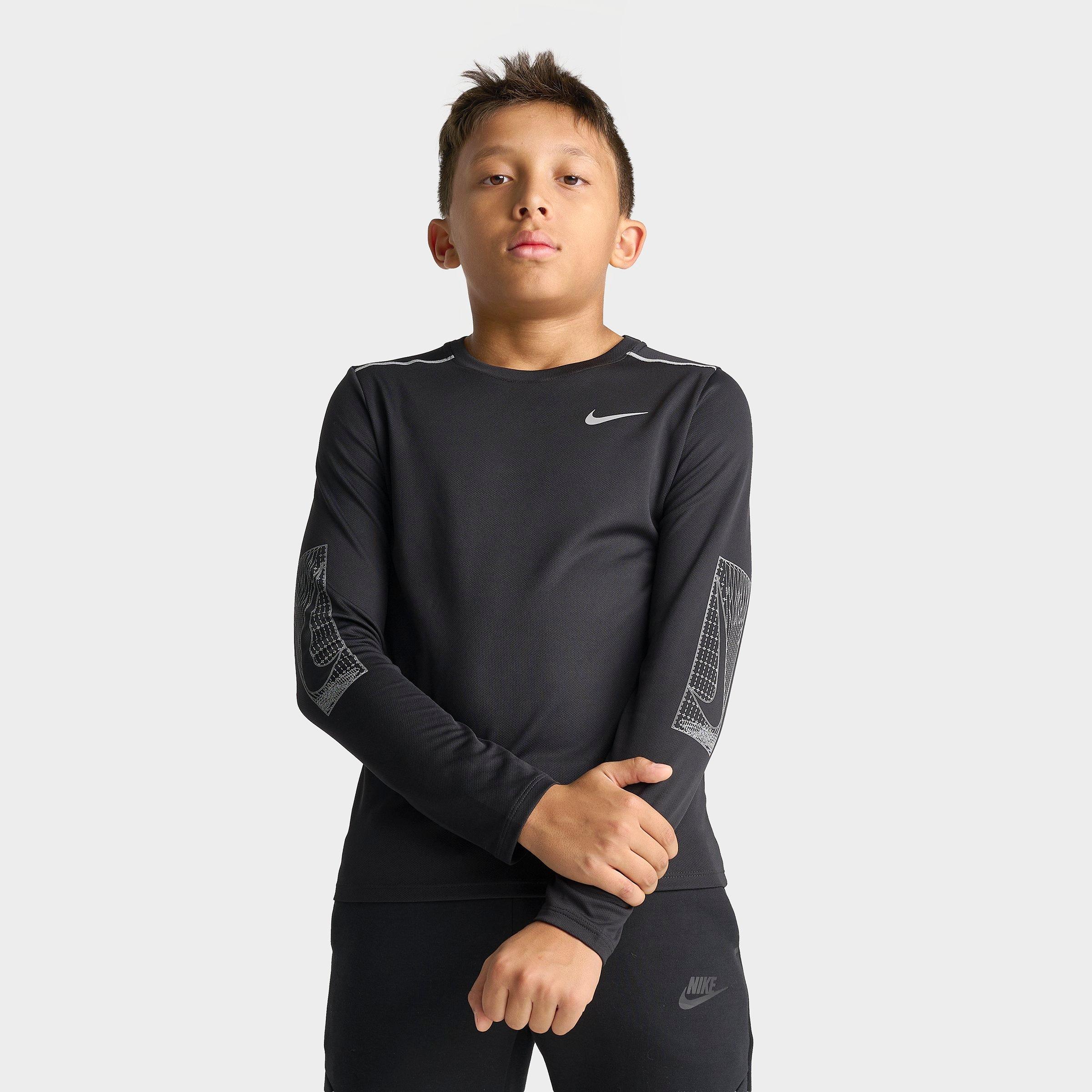 Nike Big Kids Miler Winterized Dri-FIT Long-Sleeve Top