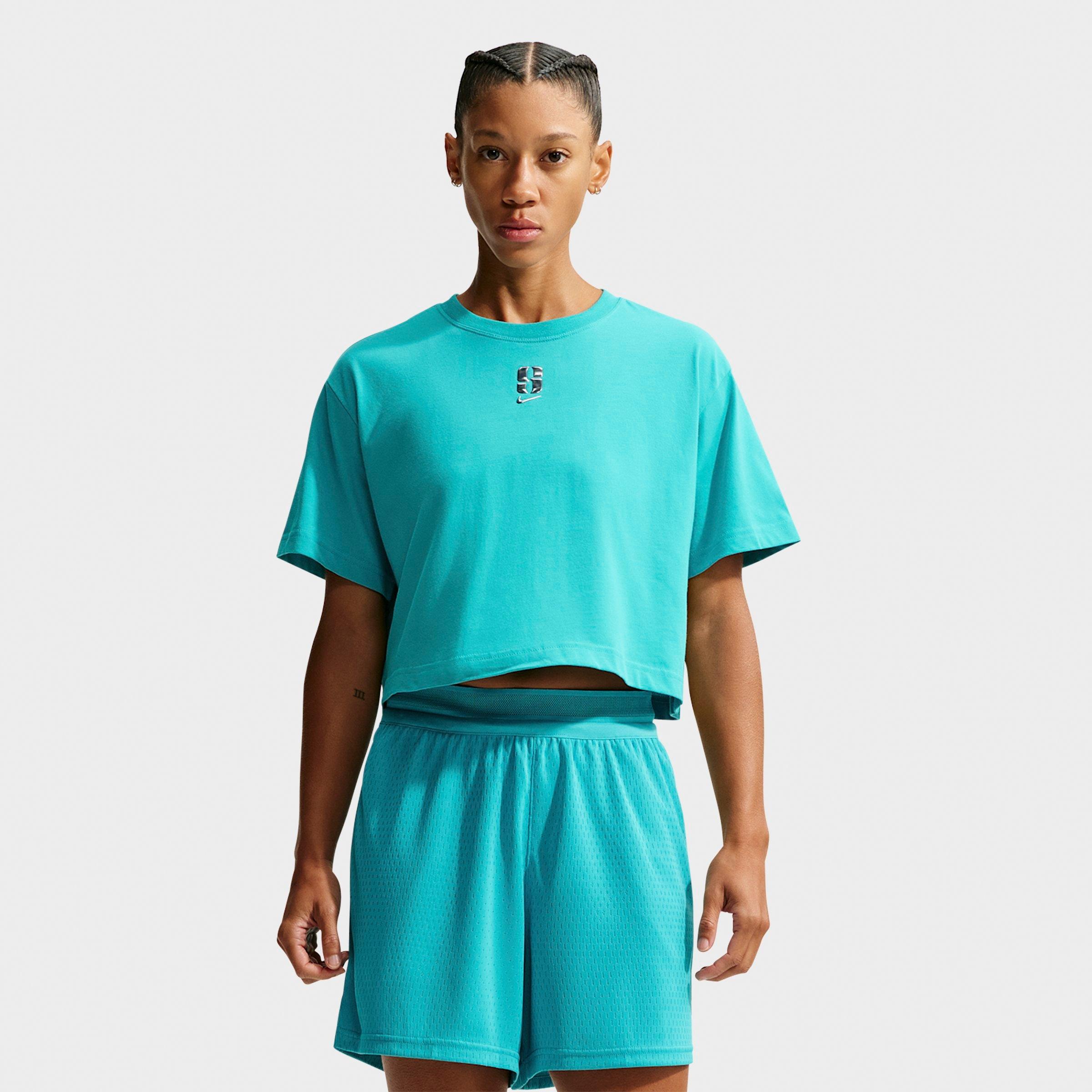 Nike Women's Sabrina Dri-FIT T-Shirt in Dusty Cactus Size: Medium