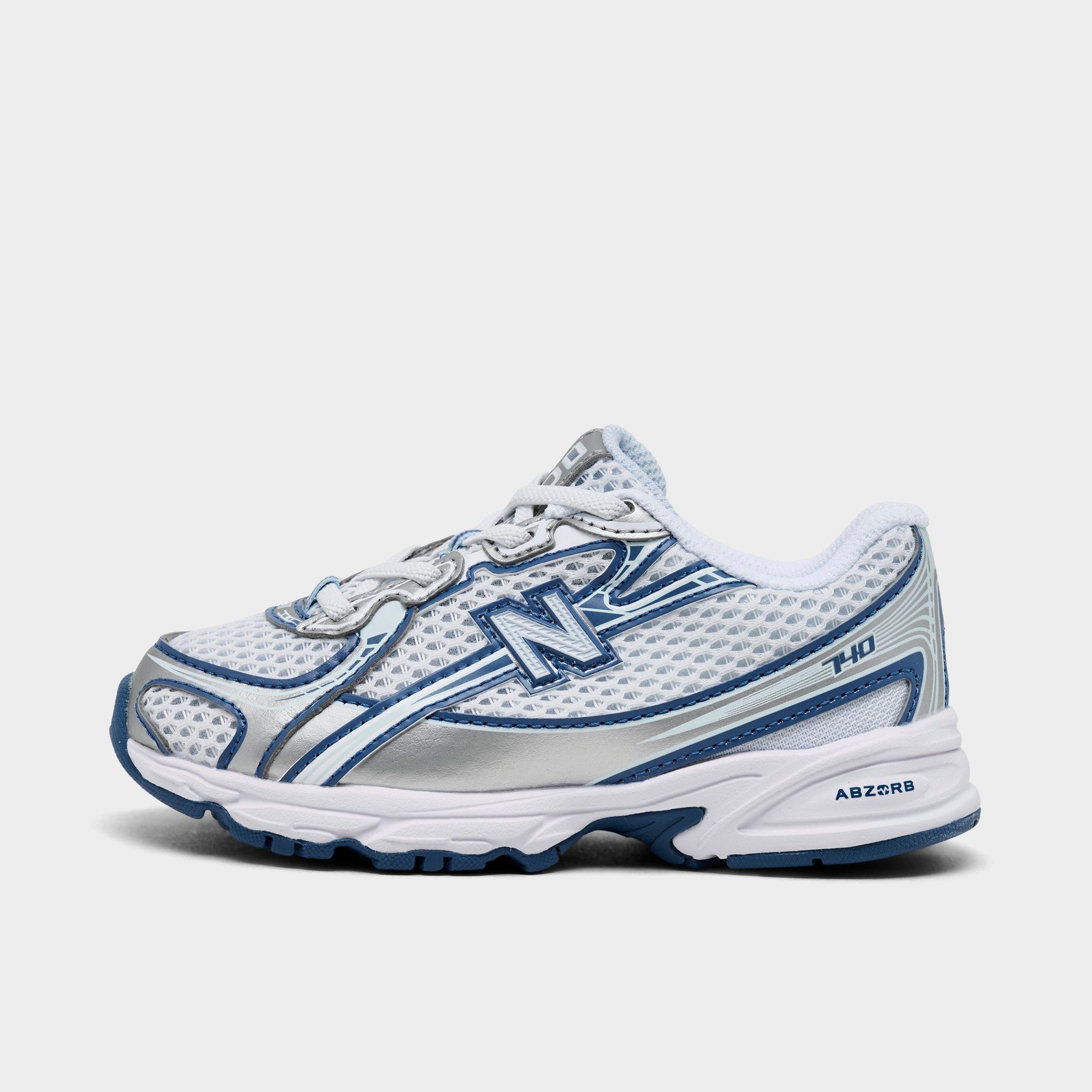 New Balance Kids Toddler 740 Stretch Lace Casual Shoes in Ice Blue/Sea Stone Size: 5.0
