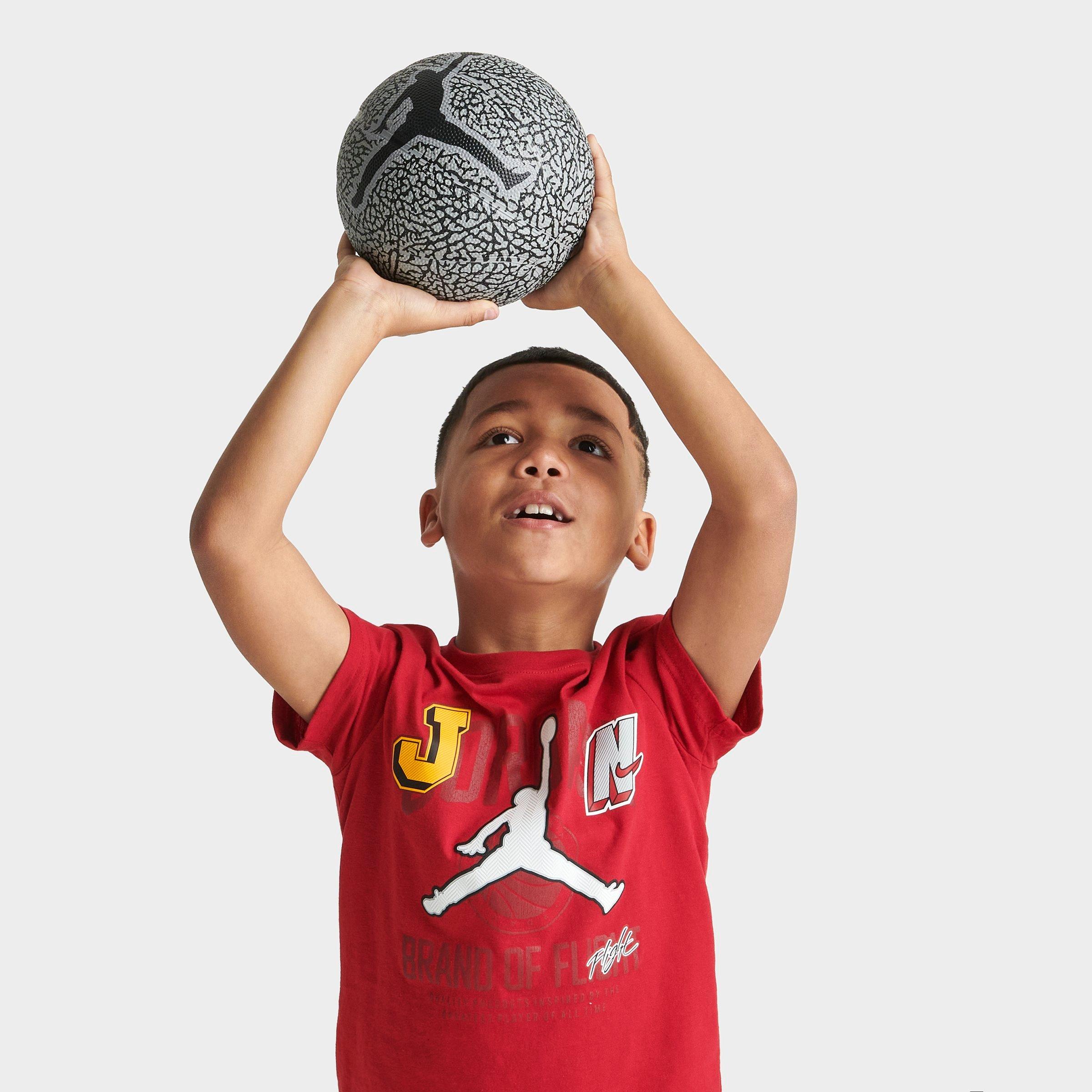 Jordan Skills Mini Basketball in Black/Elephant Print
