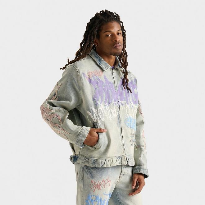 WTAPS MIL DESCENDANT POPEYE AH leopard 豹 Men's Smoke Rise Dystopia Panther Denim Jacket | JD Sports
