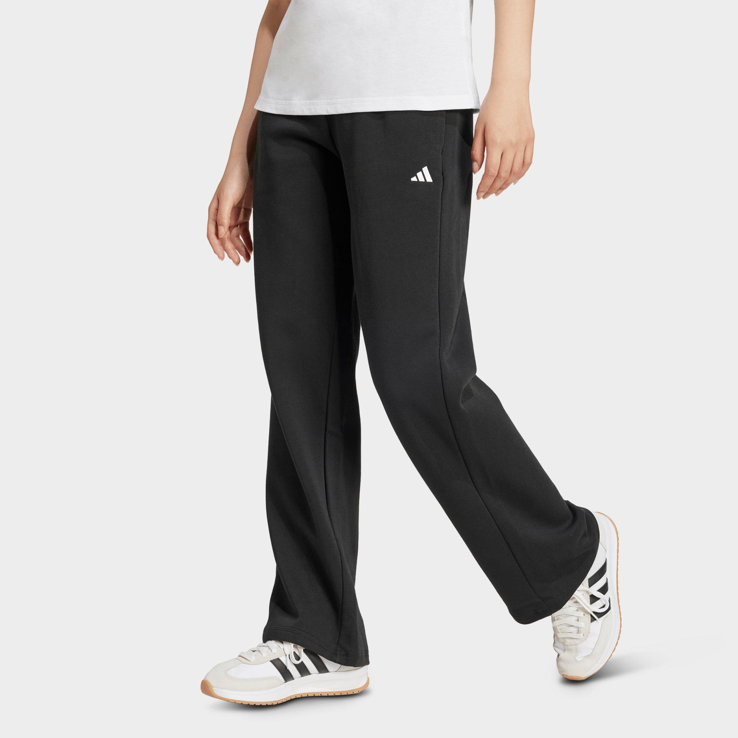 adidas Women's Sportswear Essentials Small Logo Feel Cozy Open-Hem Pants