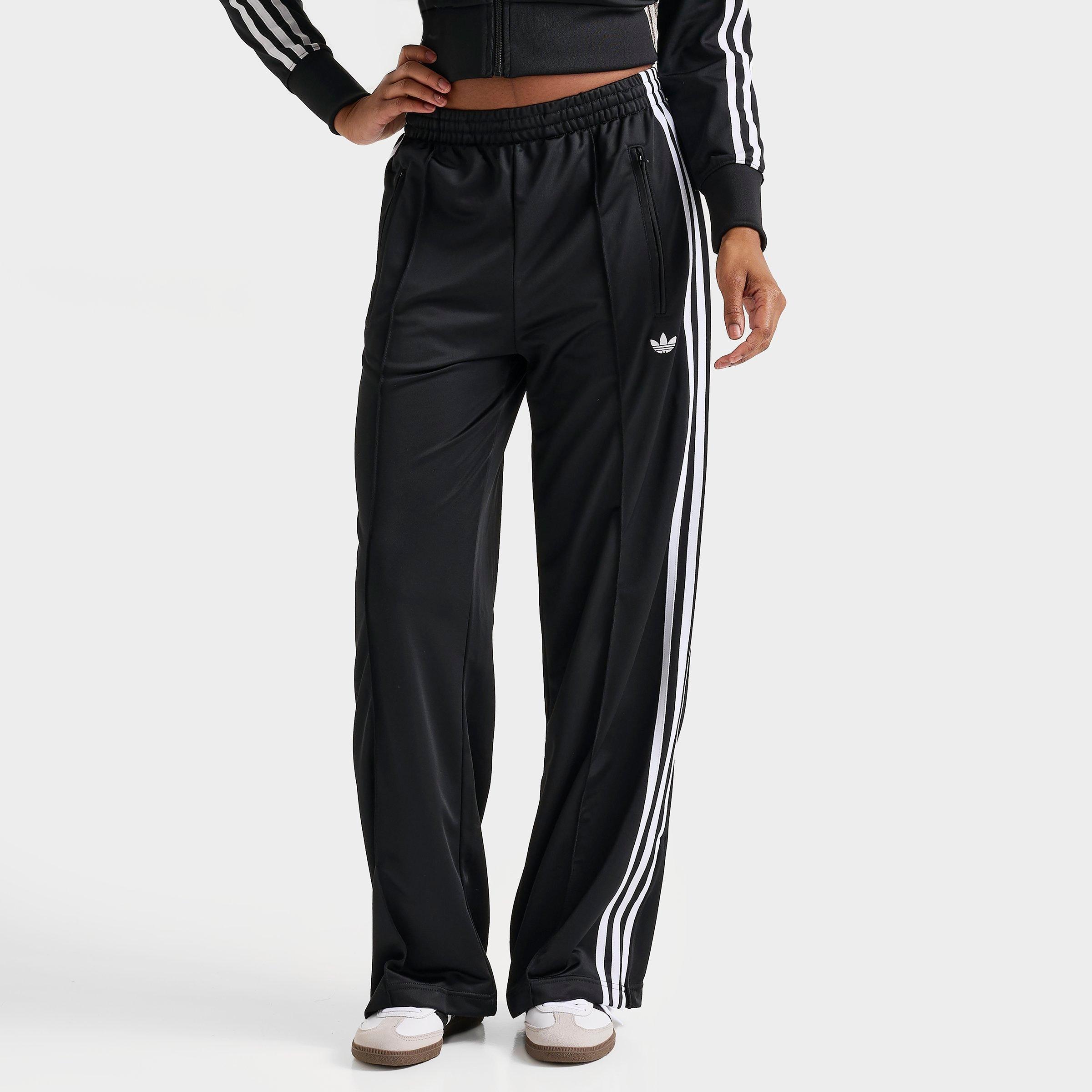 adidas Women's Originals adicolor 3-Stripes Firebird Loose Track Pants in Black Size: XS