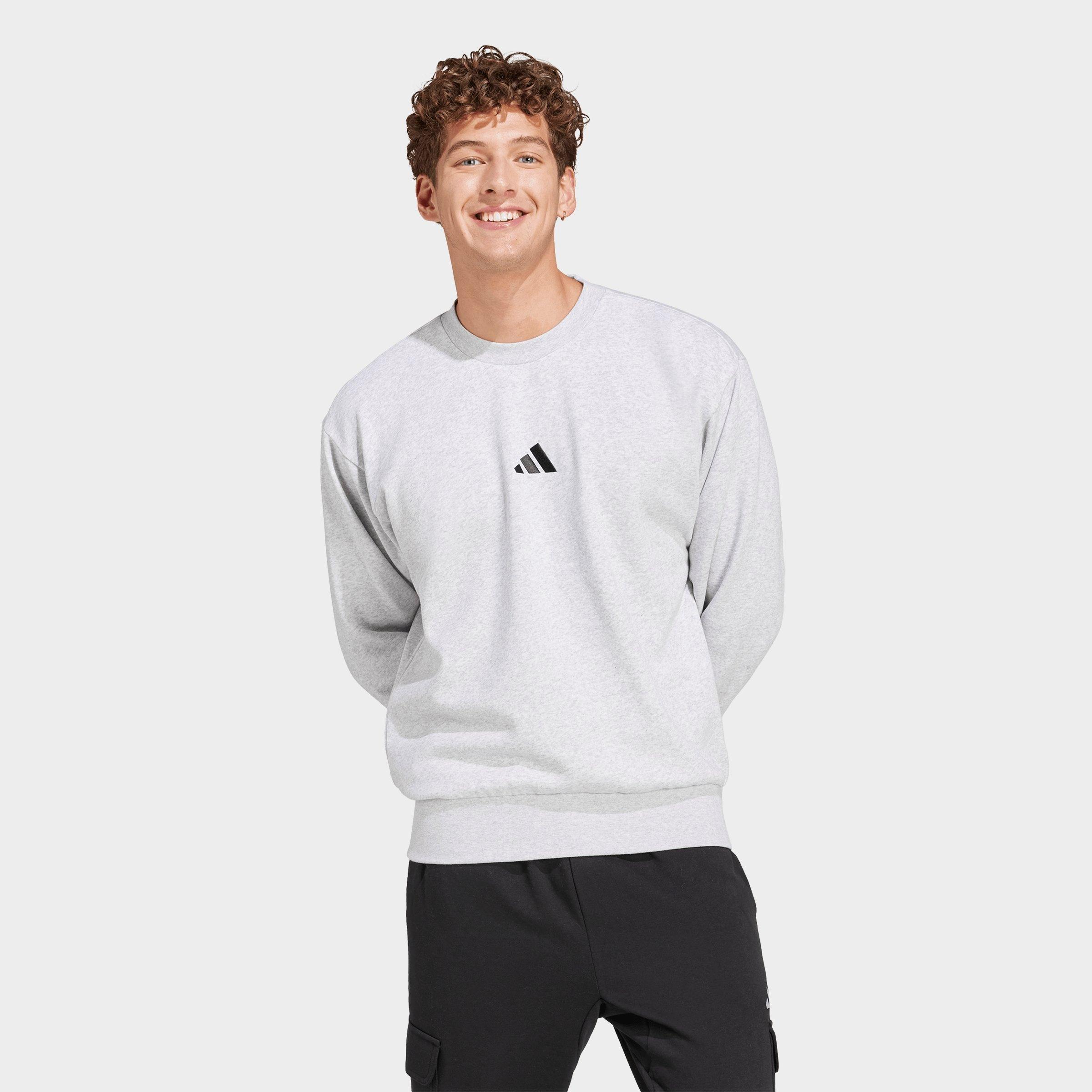 adidas Men's Essentials Feelcozy Fleece Crewneck Sweatshirt