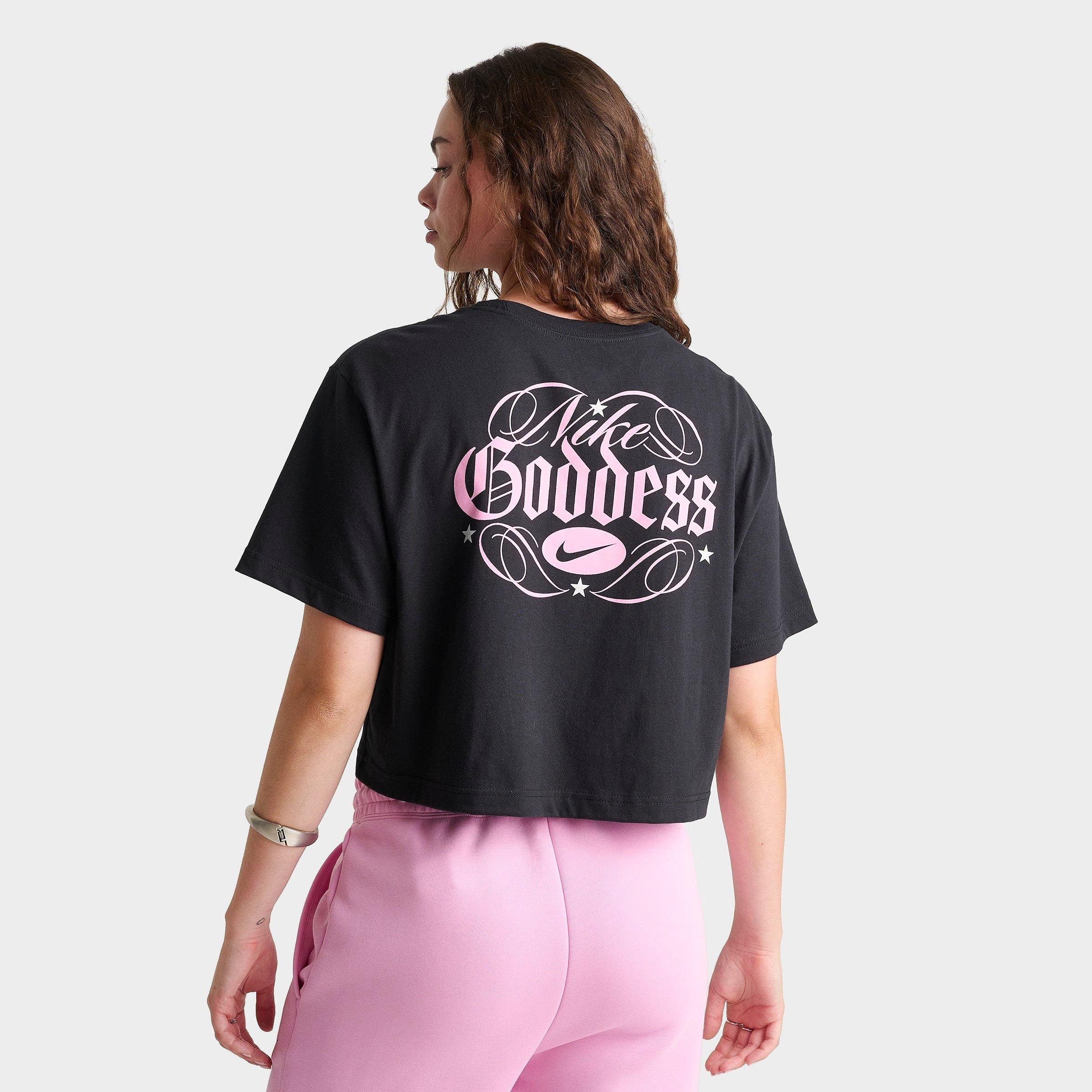 Nike Women's Sportswear Goddess Cropped T-Shirt