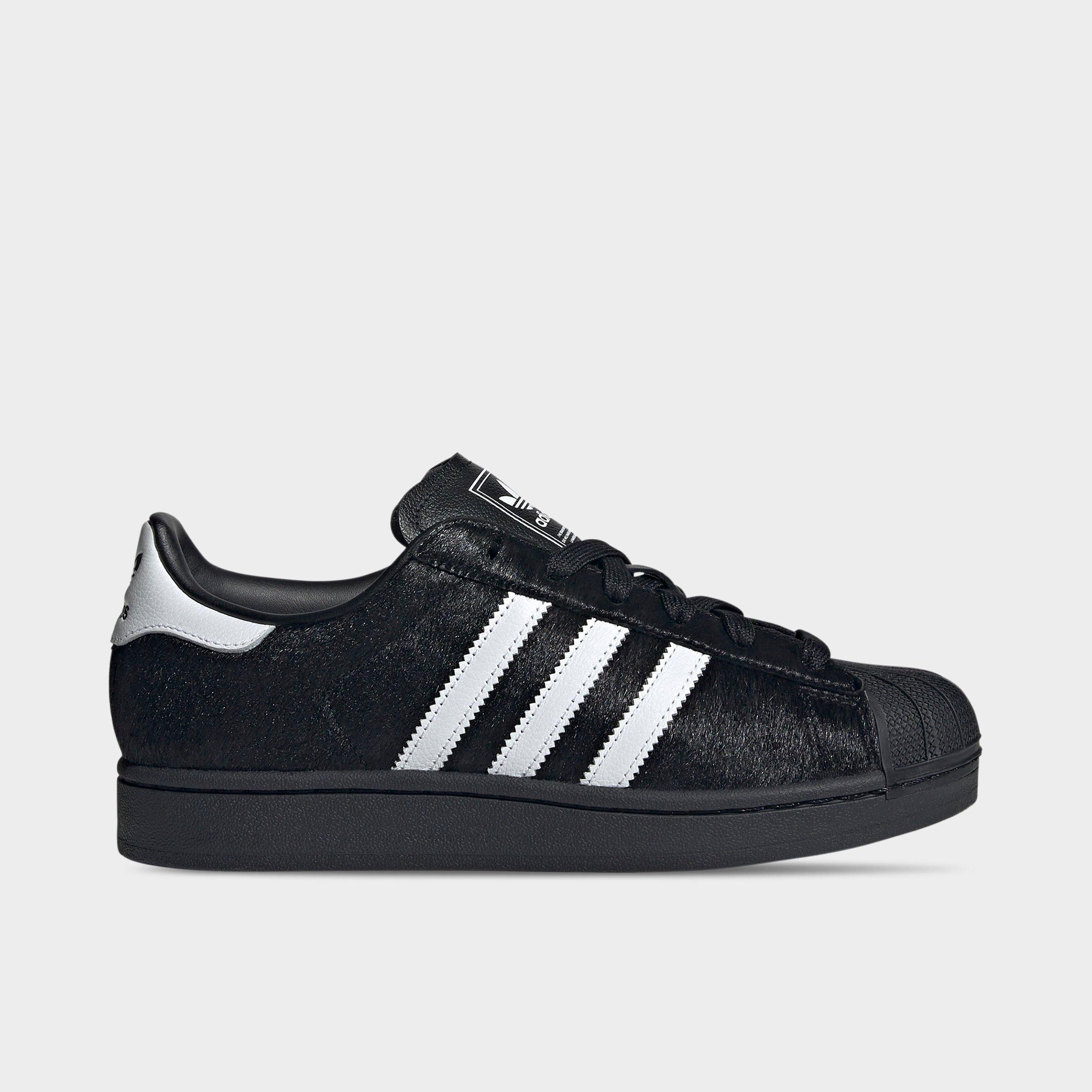 adidas Women's Originals Superstar Casual Shoes in Black/White/Black Size: 5.5