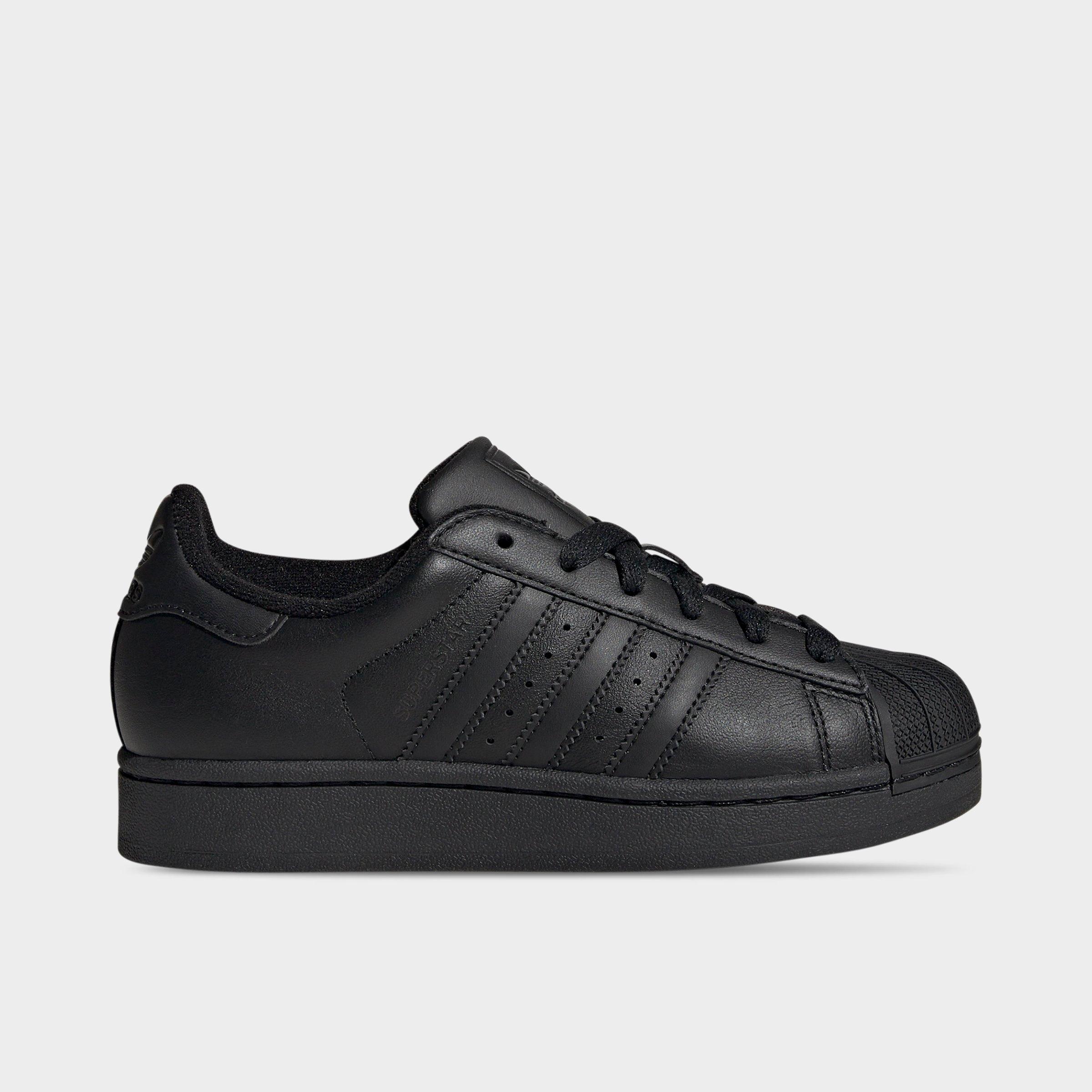 adidas Big Kids Originals Superstar II Casual Shoes in Black Size: 3.5