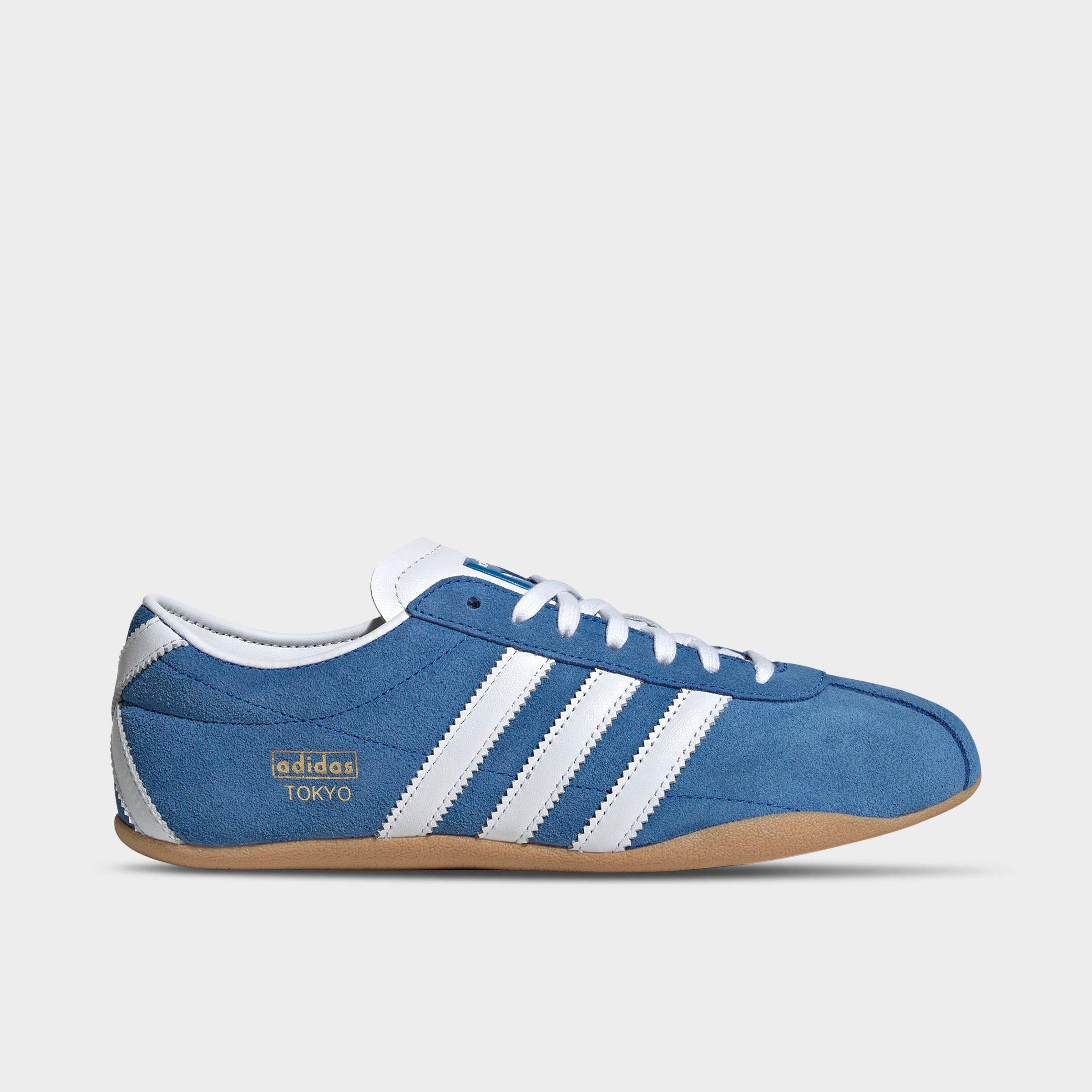 adidas Women's Originals Tokyo Casual Shoes in Bluebird/White/Gum Size: 6.5
