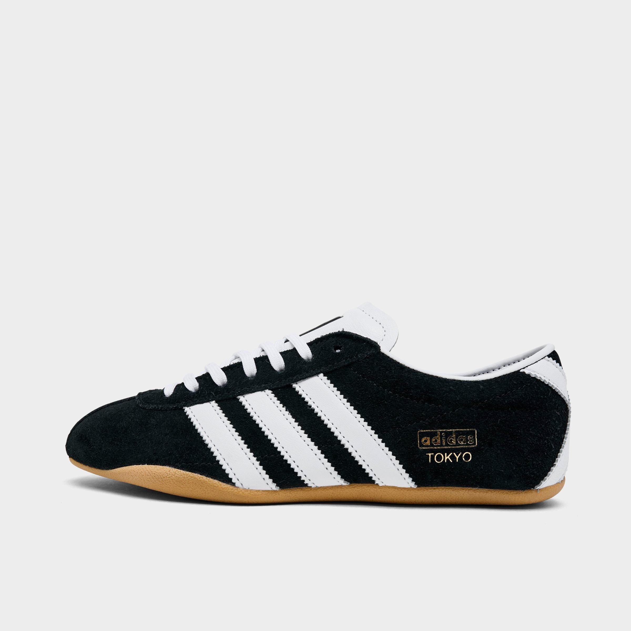 adidas Women's Originals Tokyo Casual Shoes in Core Black/Cloud White/Gum Size: 6.5
