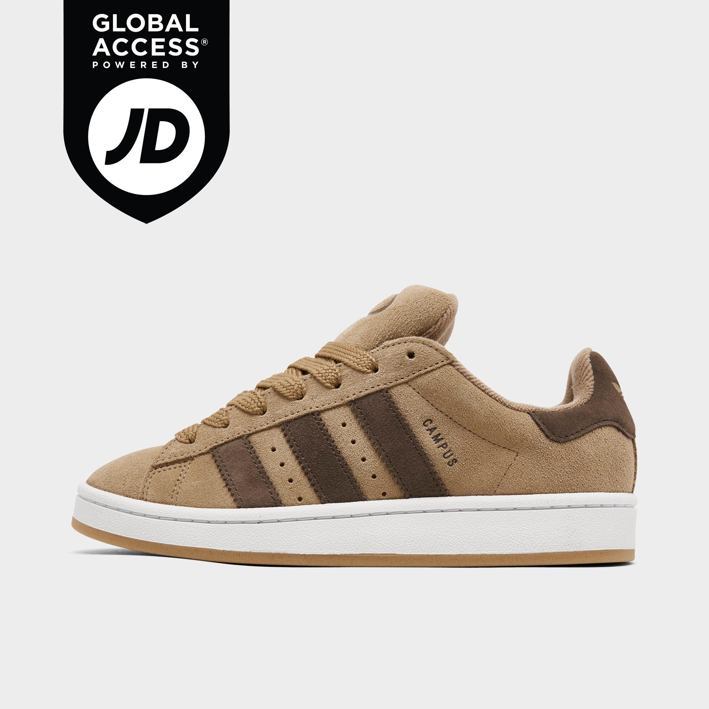 adidas Girls Big Kids Originals Campus 00s Casual Shoes in Cardboard Brown/Gum 2/White Size: 6.0