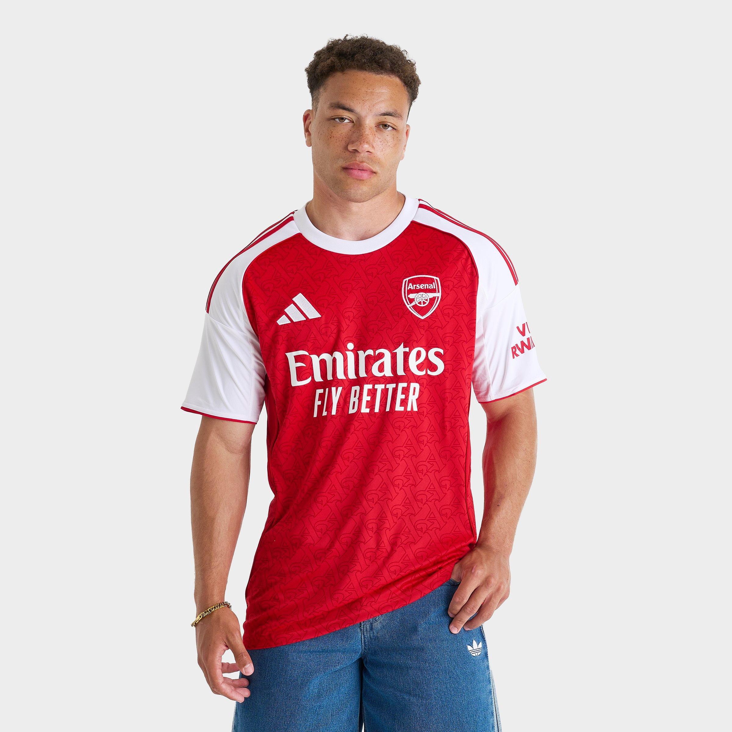 adidas Men's Arsenal Home Soccer Jersey in Red Size: Small