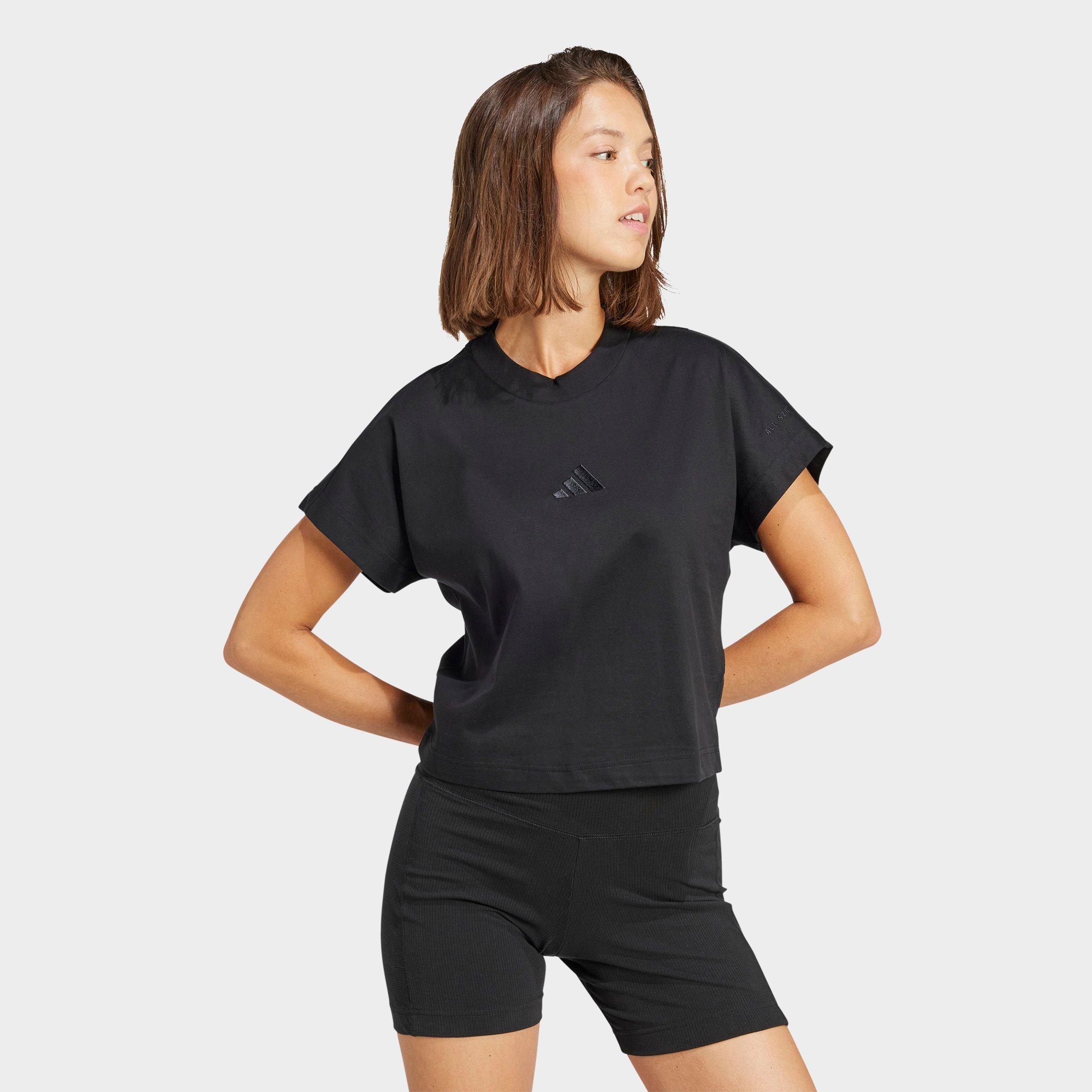 adidas Women's Sportswear All SZN T-Shirt in Black Size: Small