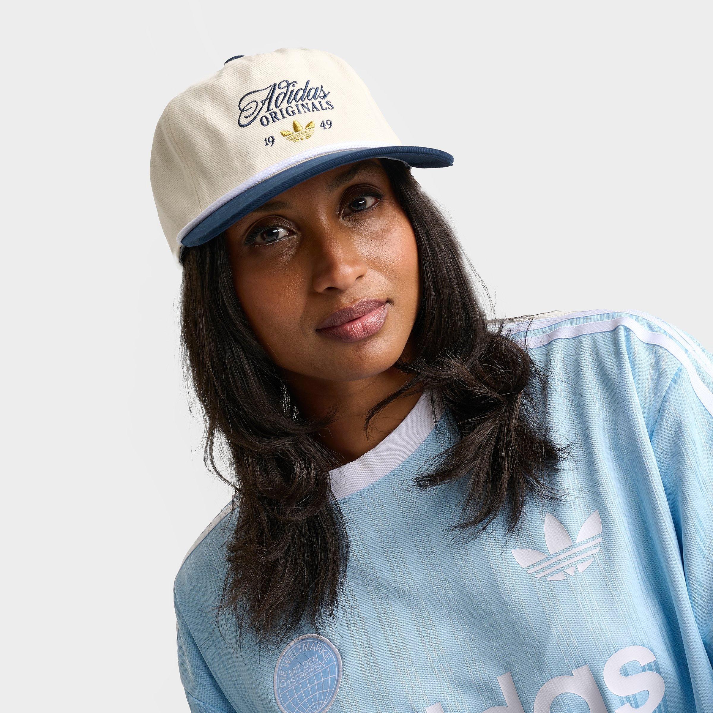 adidas Originals Masterpiece Strapback Hat in Wonder White/Night Indigo