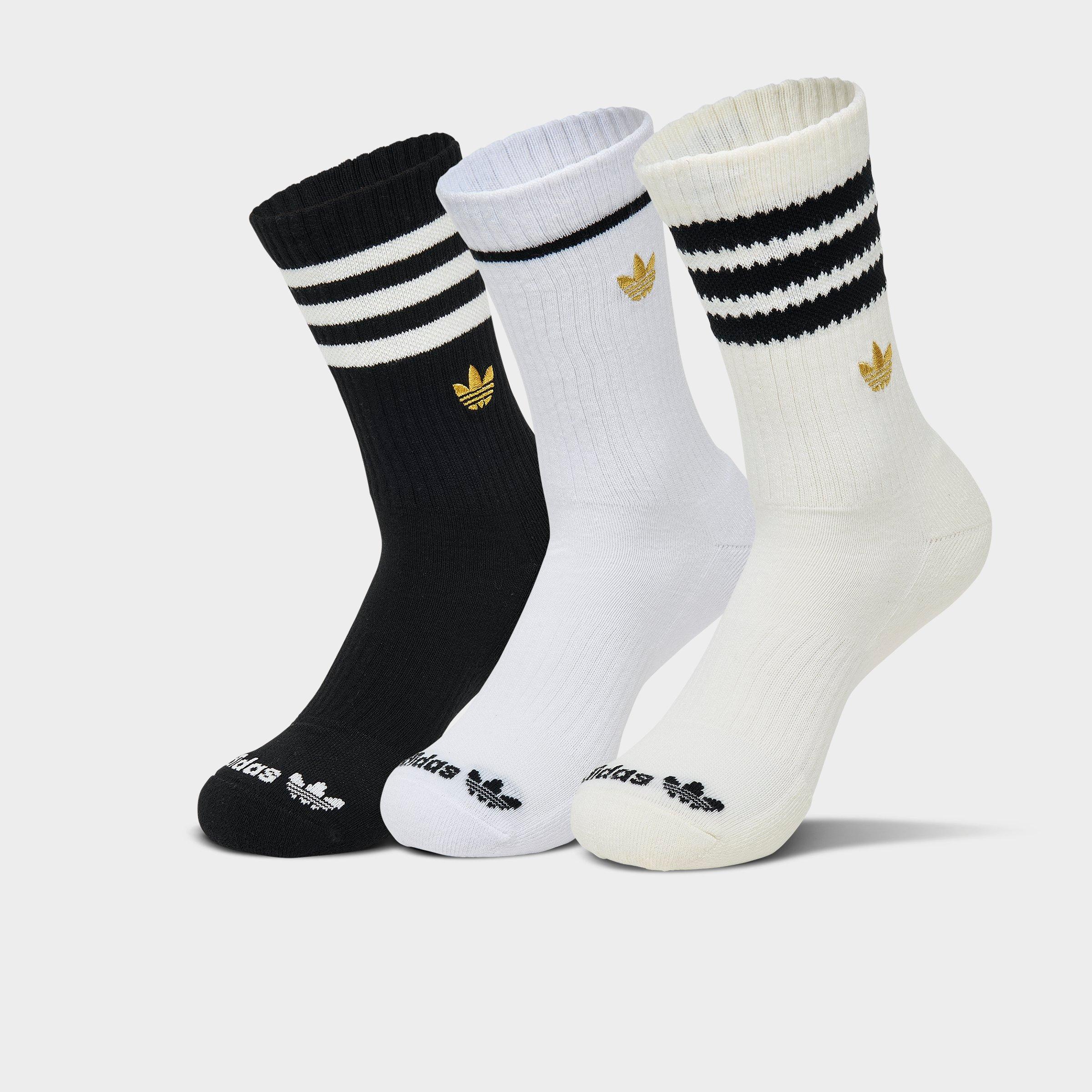 adidas Originals Trefoil Cushion Crew Socks (3-Pack) Size: Medium