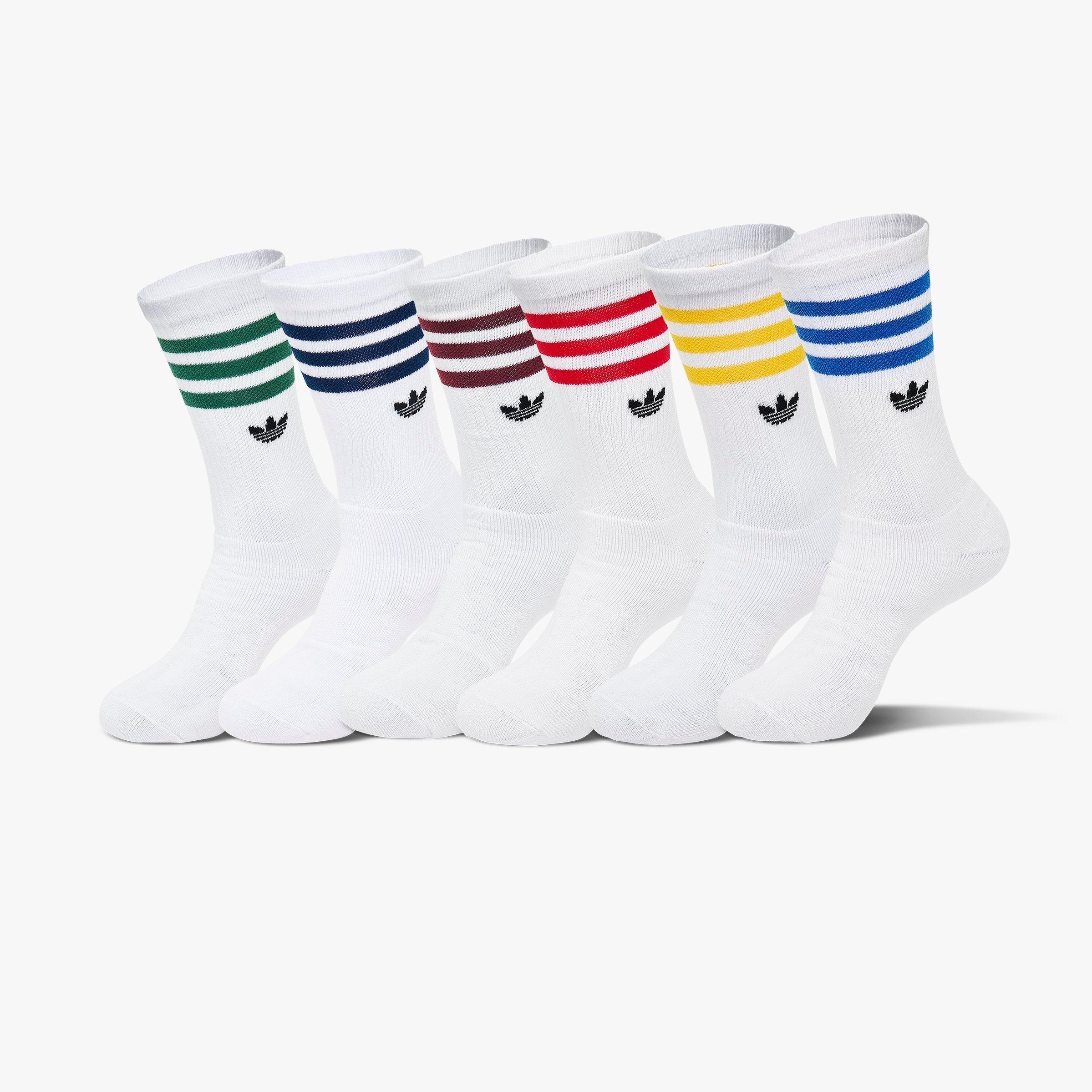 adidas Originals Trefoil Crew Socks (6-Pack)