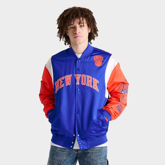 レア　NBA ニューヨークニックス　ジャージ Men's Mitchell & Ness New York Knicks NBA Team Origins Satin