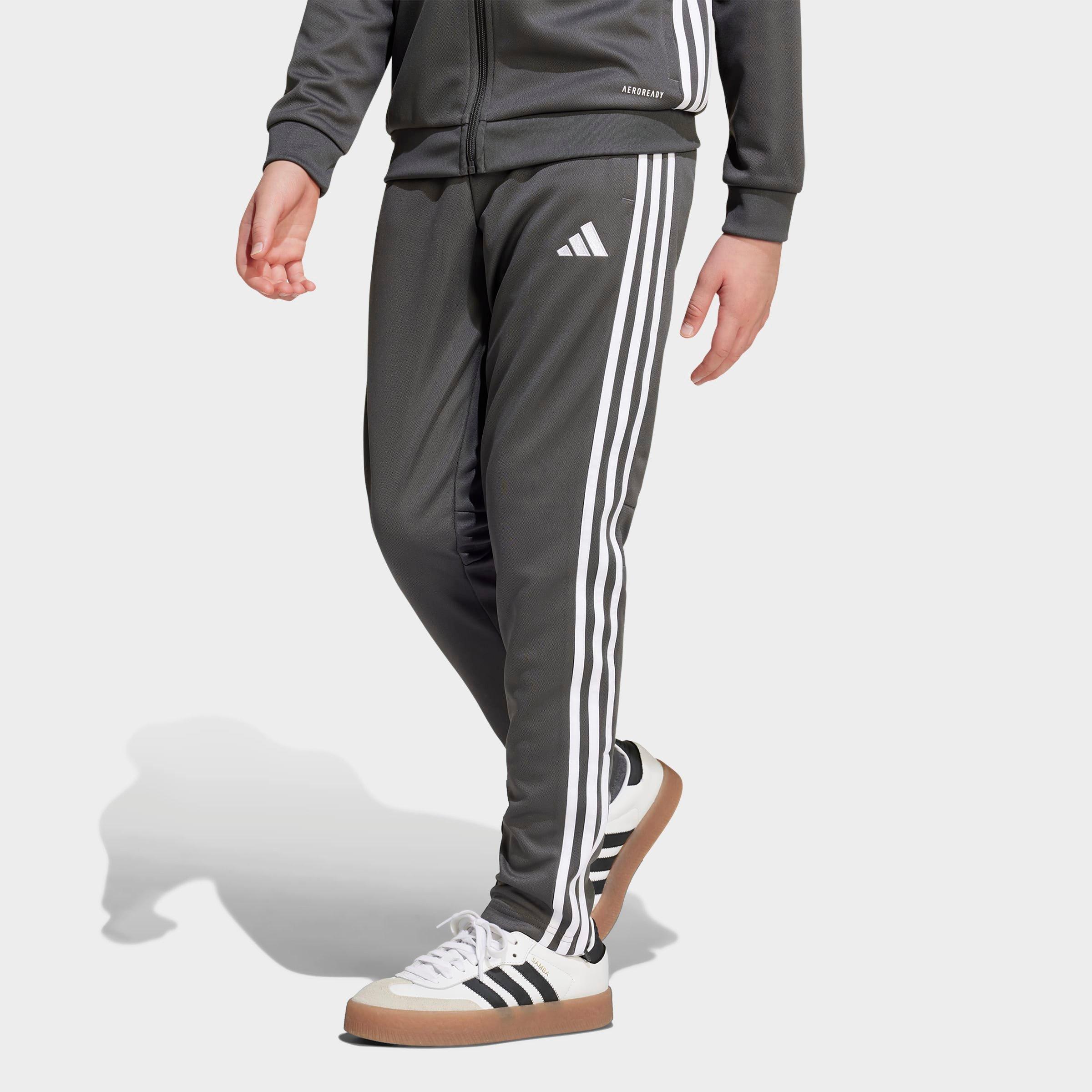 adidas Kids Tiro 25 Essentials Training Pants in Grey/White Size: 2XS