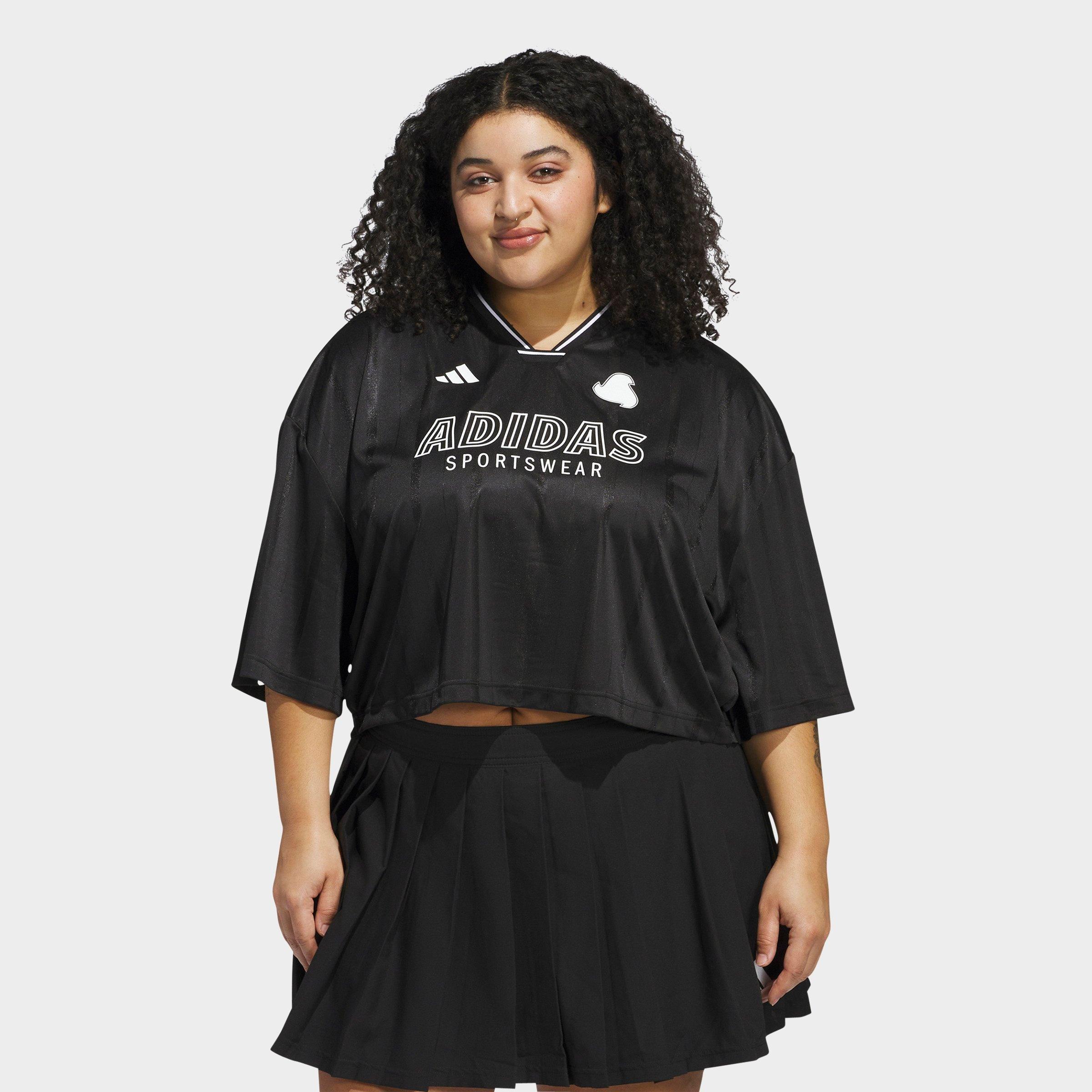 Women's adidas Tiro 3-Stripes Oversized Jersey (Plus Size)