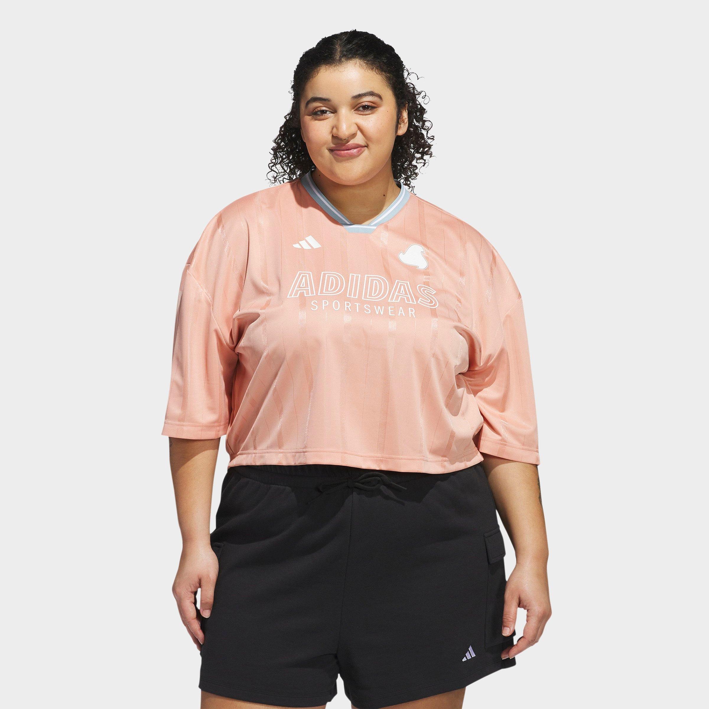 Women's adidas Tiro 3-Stripes Oversized Jersey (Plus Size)